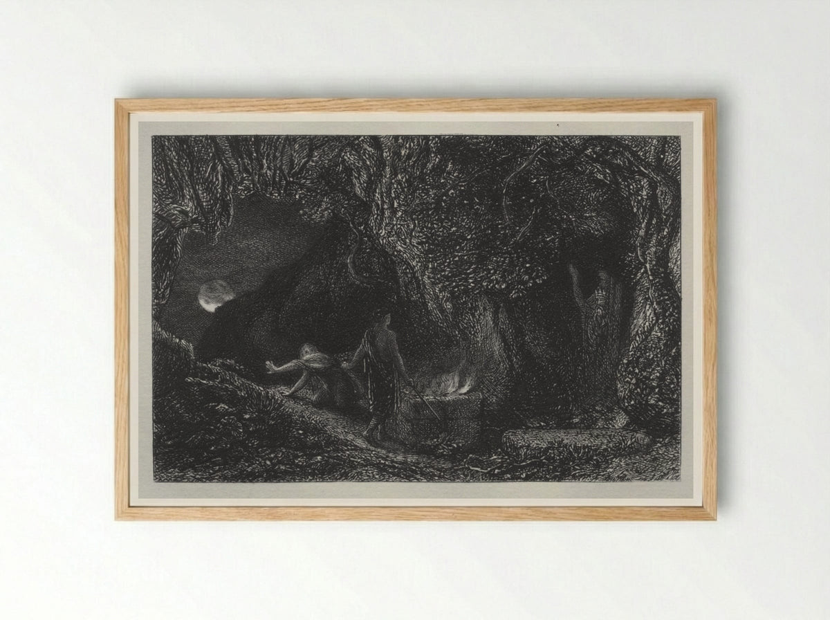 The Sepulchre - Samuel Palmer - Framed Print Wood
