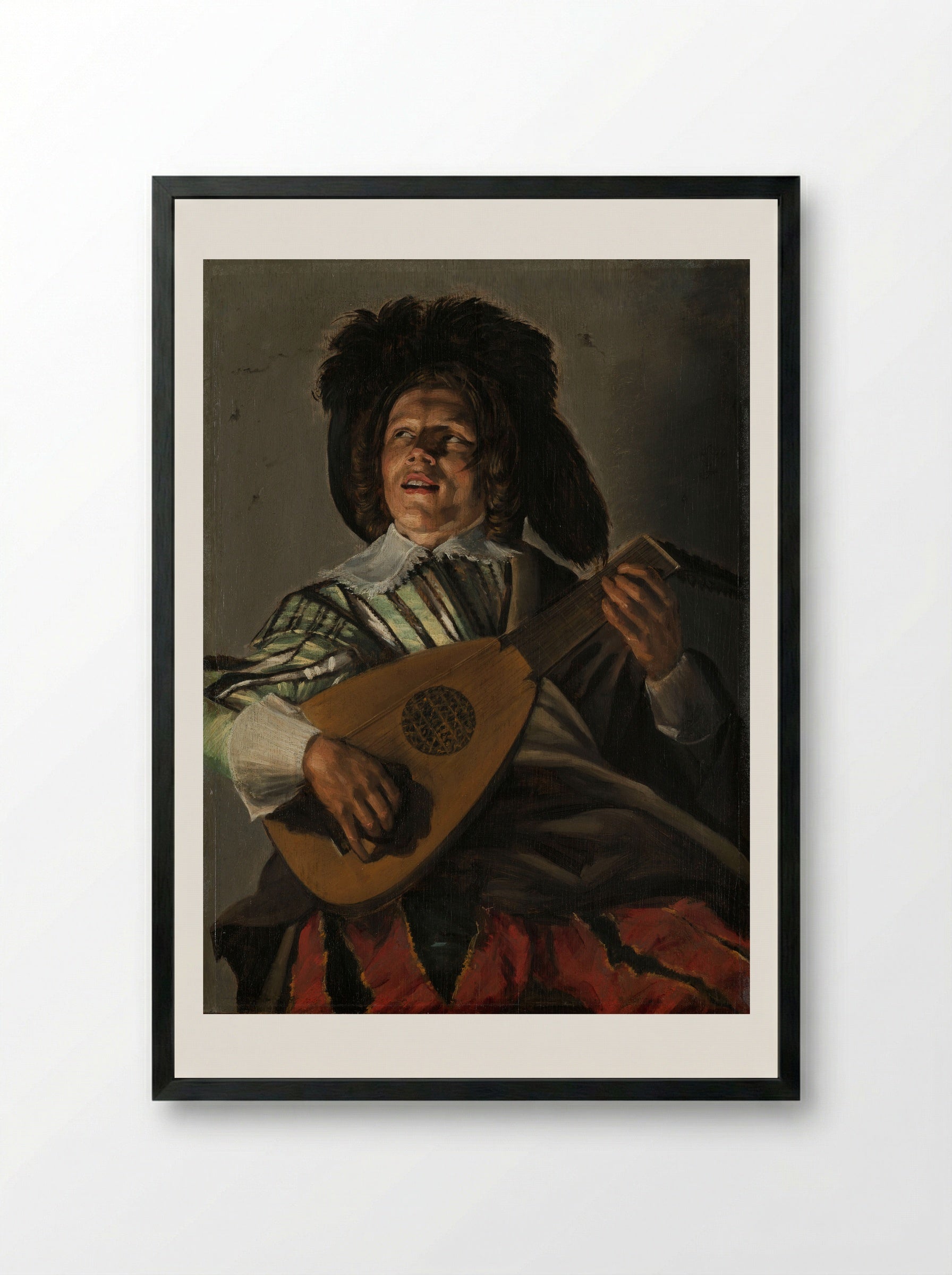 The Serenade - Judith Leyster - Framed Print Black