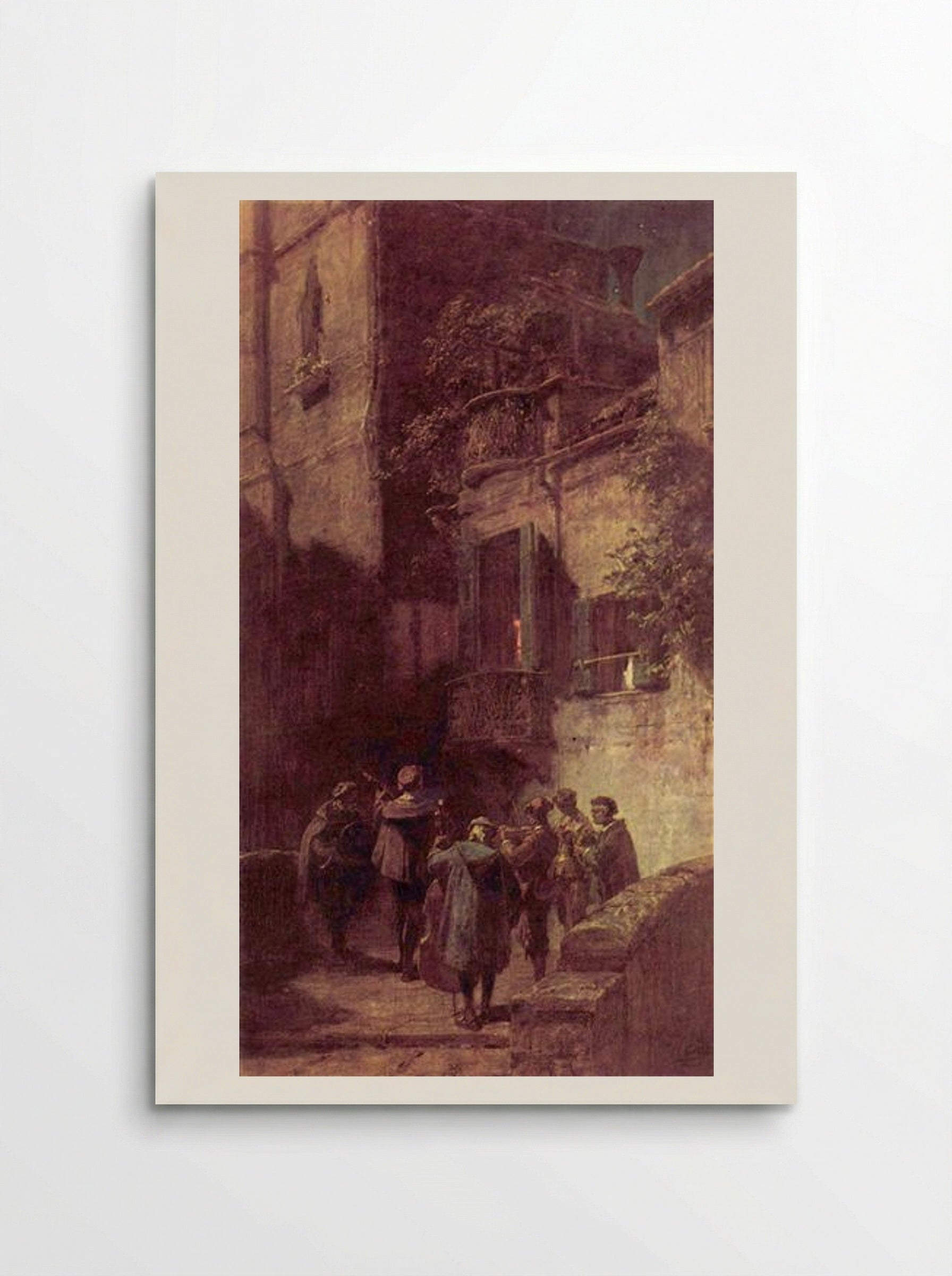 The Serenade - Carl Spitzweg - Poster