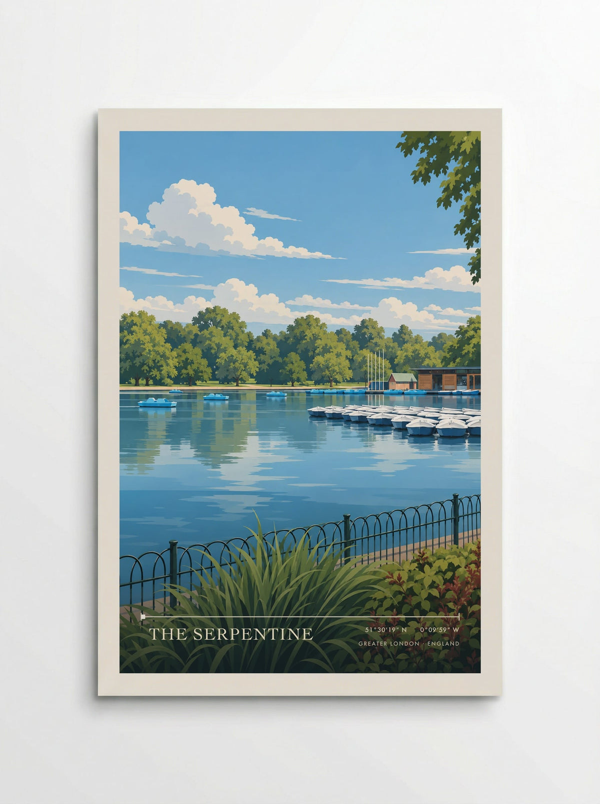 The Serpentine, Greater London | Travel Poster - Poster