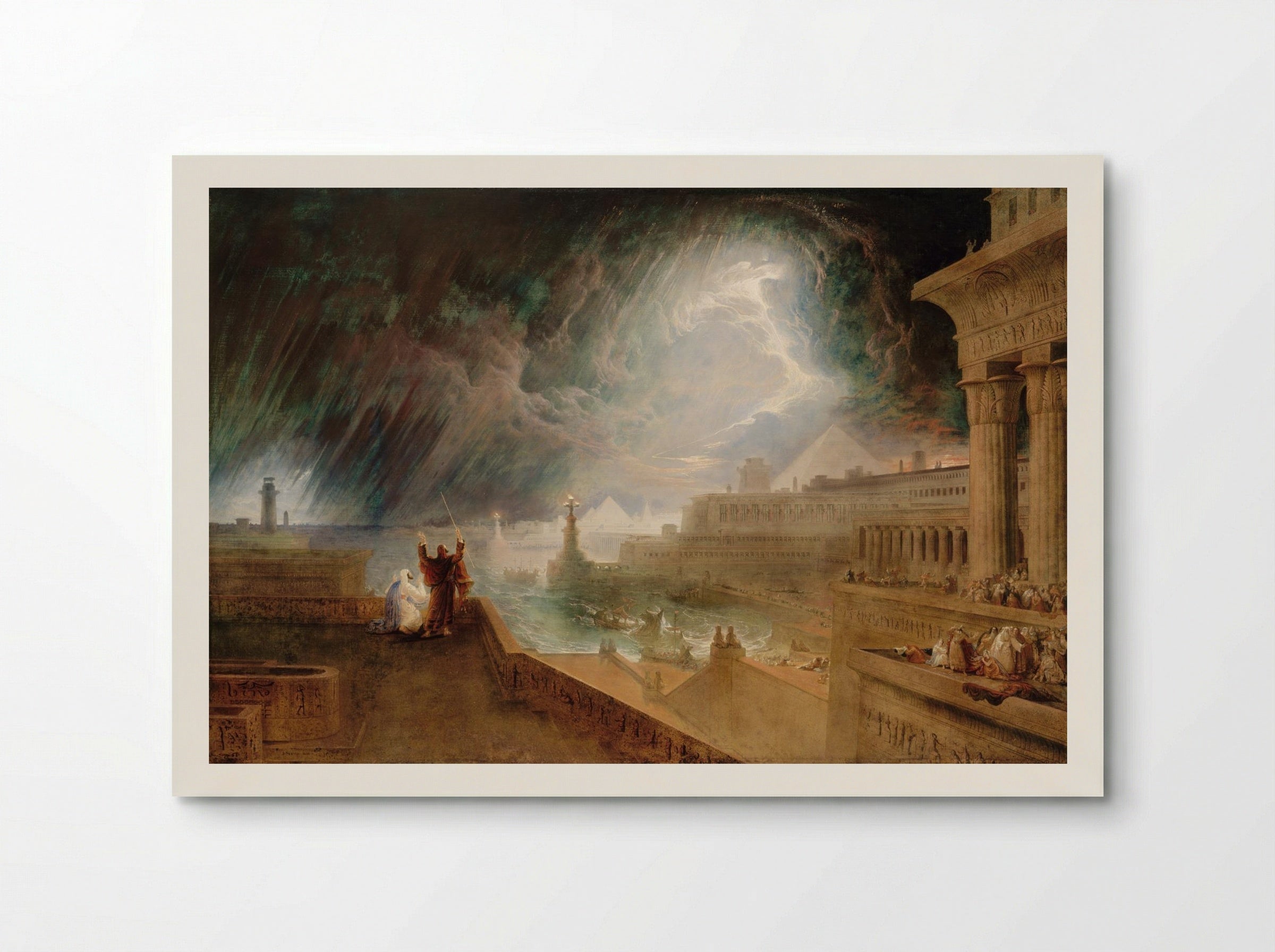 The Seventh Plague of Egypt - John Martin - Poster