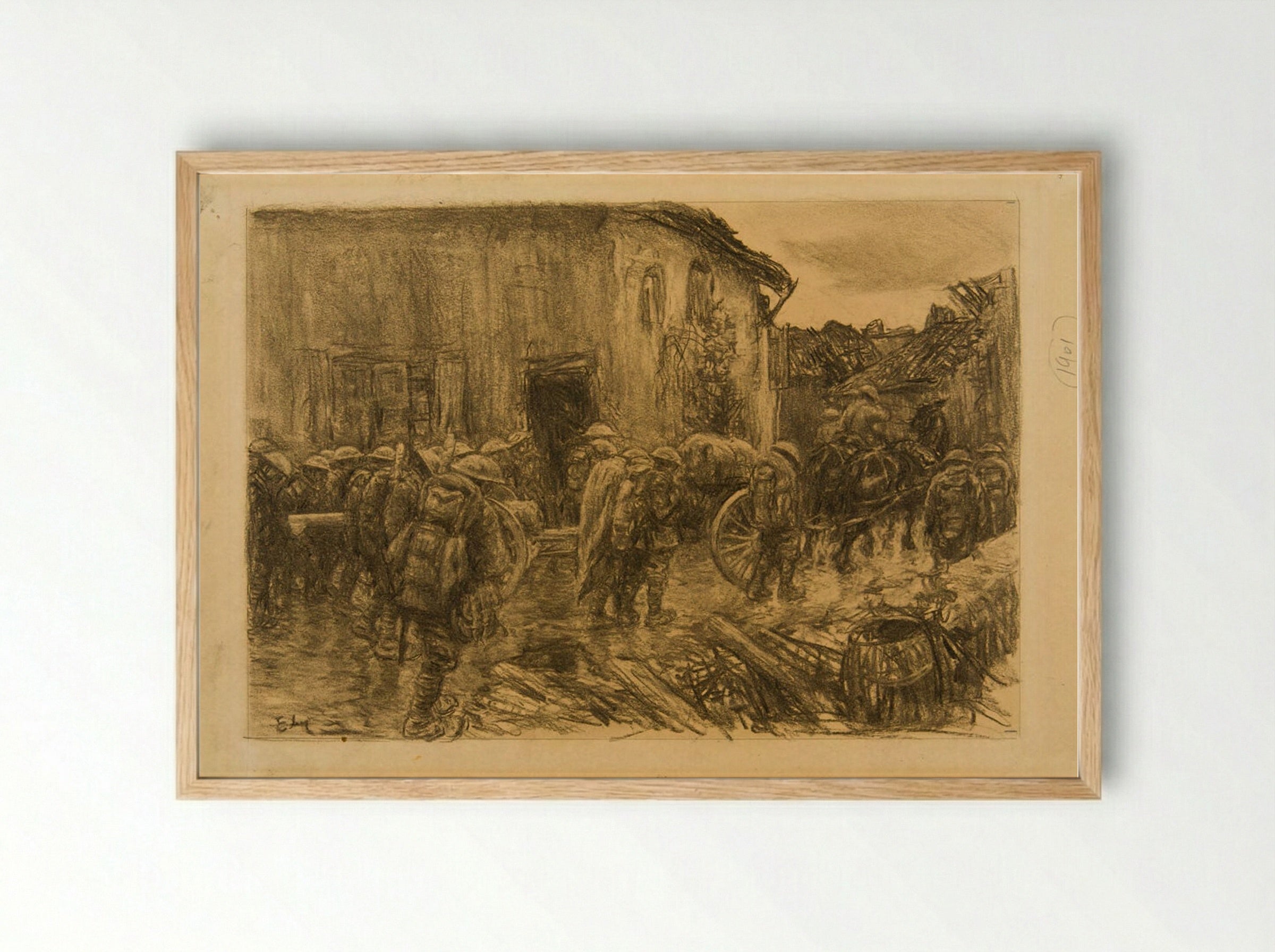 The Seventy Fives Follow Up - Kerr Eby - Framed Print Wood