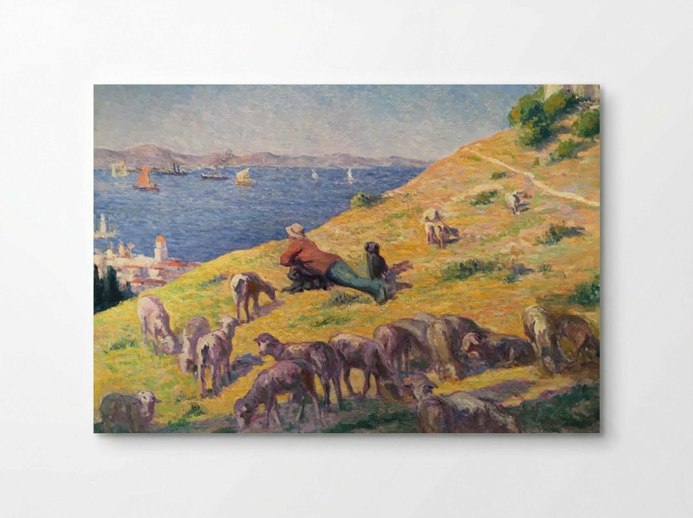 The Shepherd Observing the Sea - Maximilien Luce - Poster