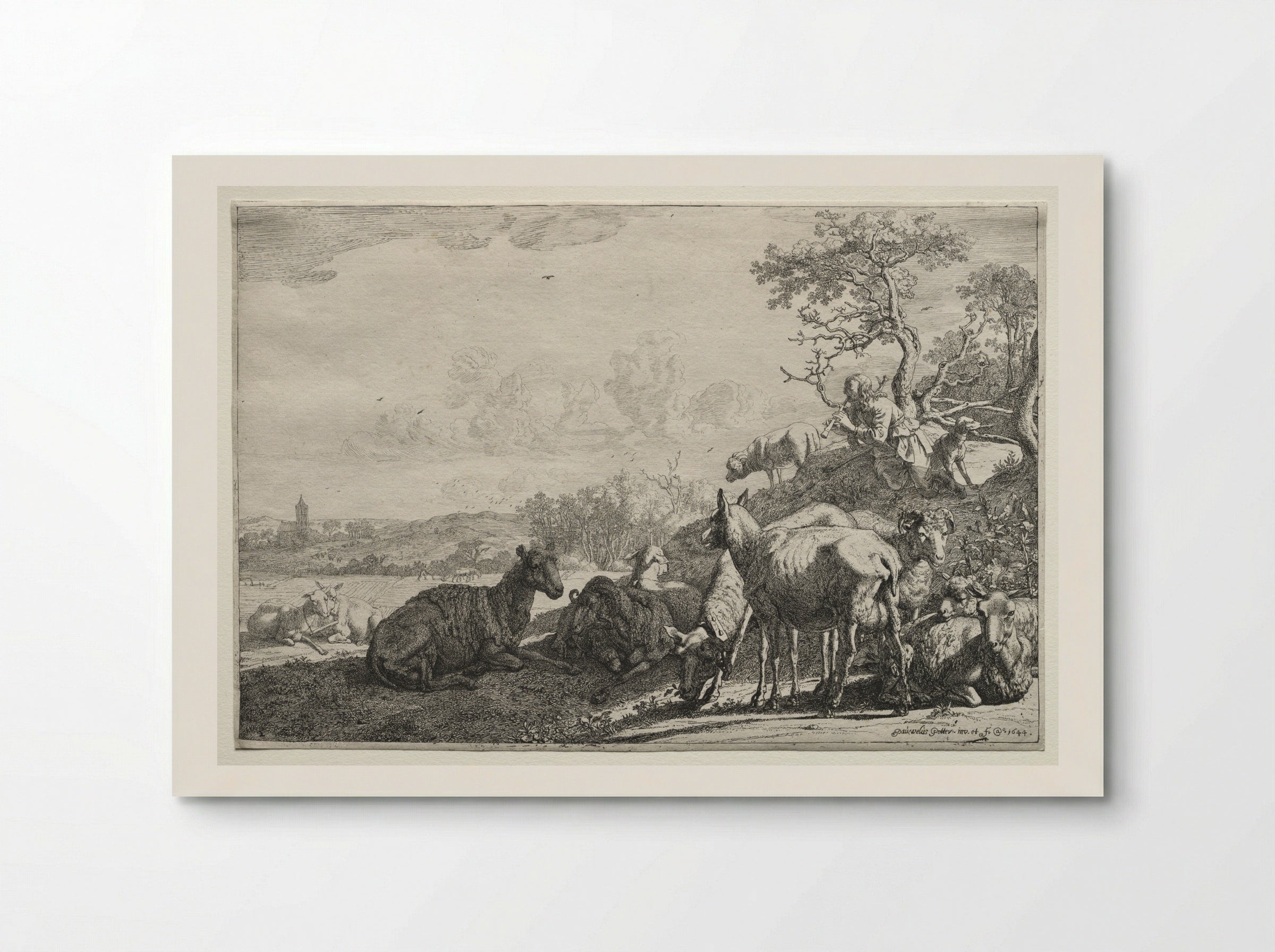 The Shepherd - Paulus Potter - Poster