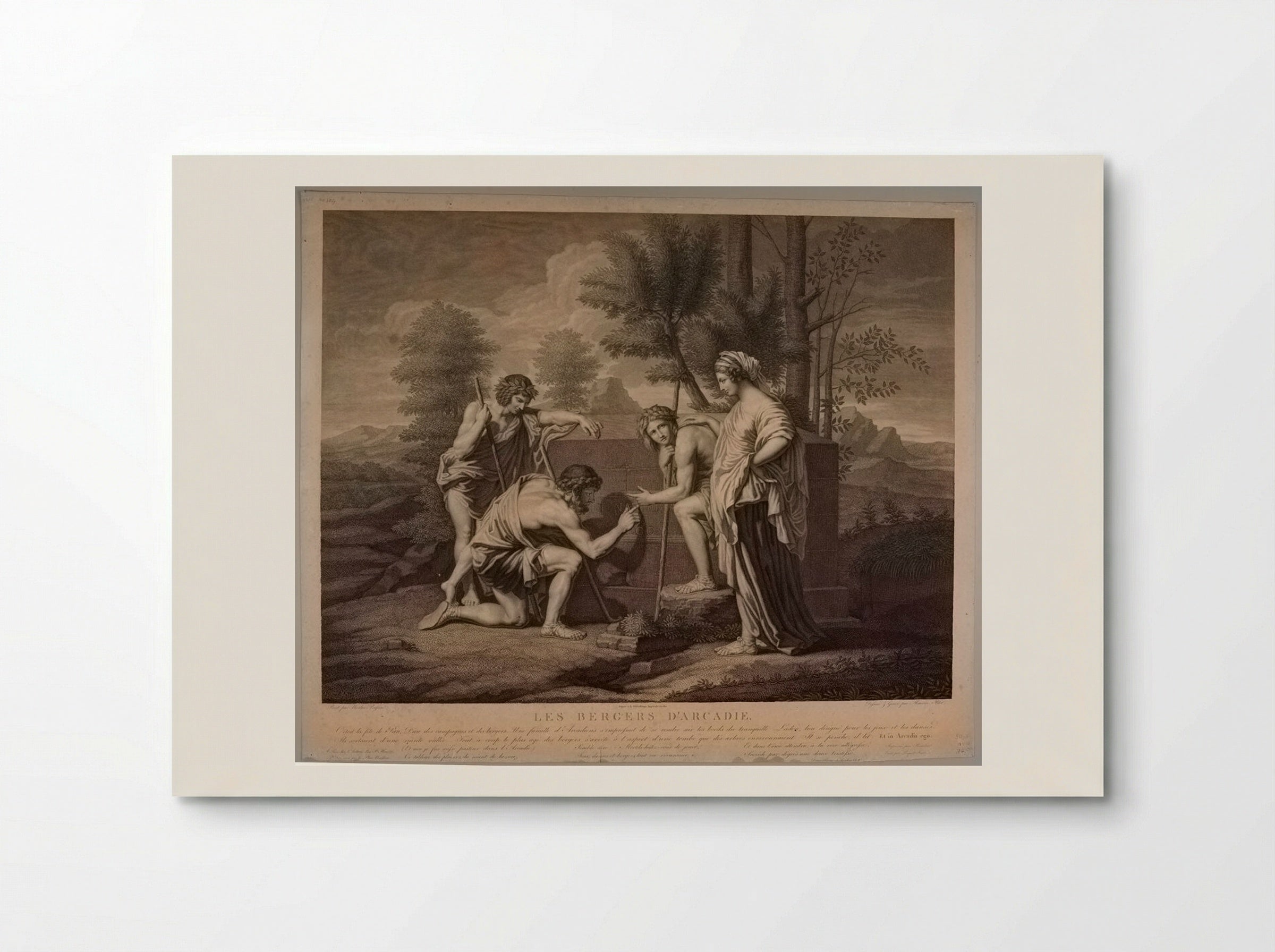 The Shepherds of Arcadia - Maurice Blot - Poster