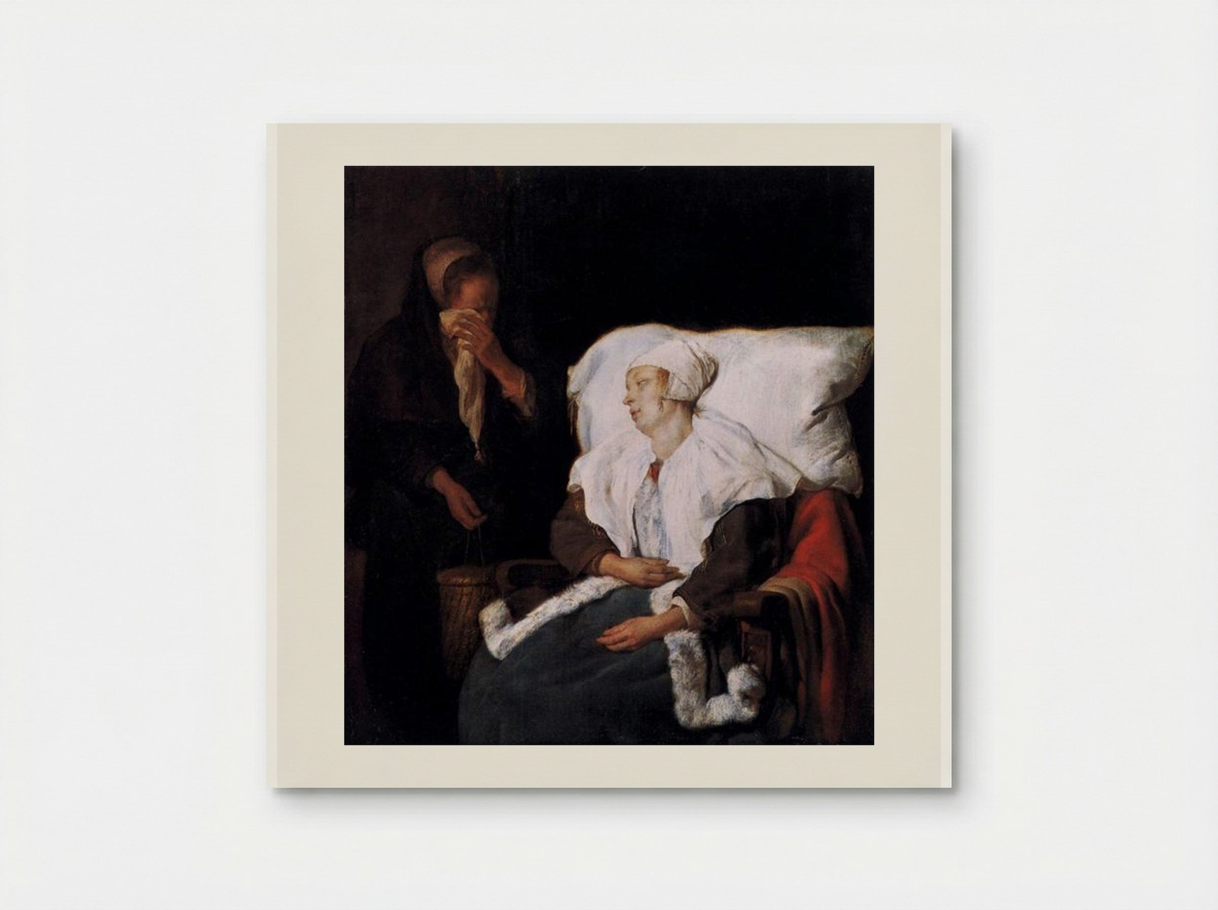 The Sick Girl - Gabriel Metsu - Poster
