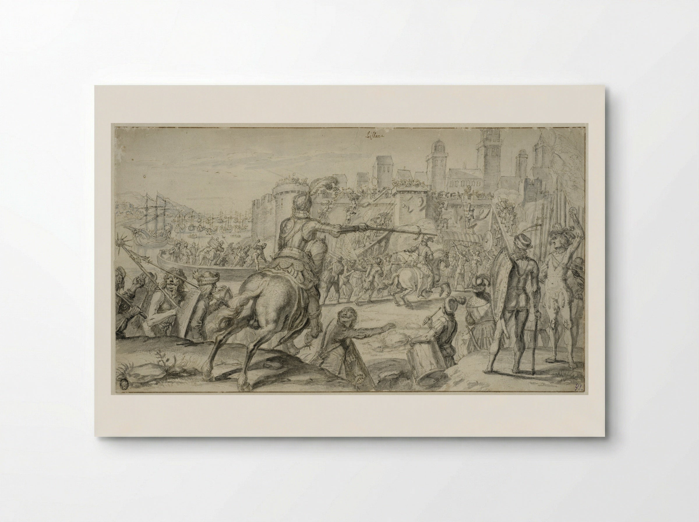 The Siege of Lisbon - Crispijn van de Passe (II) - Poster