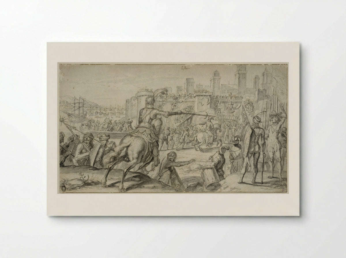 The Siege of Lisbon - Crispijn van de Passe (II) - Poster
