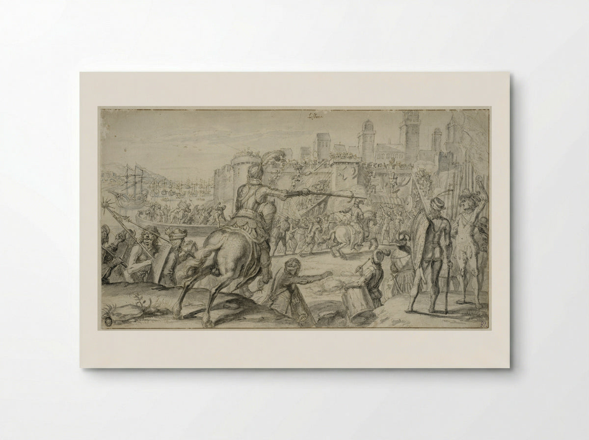 The Siege of Lisbon - Crispijn van de Passe (II) - Poster