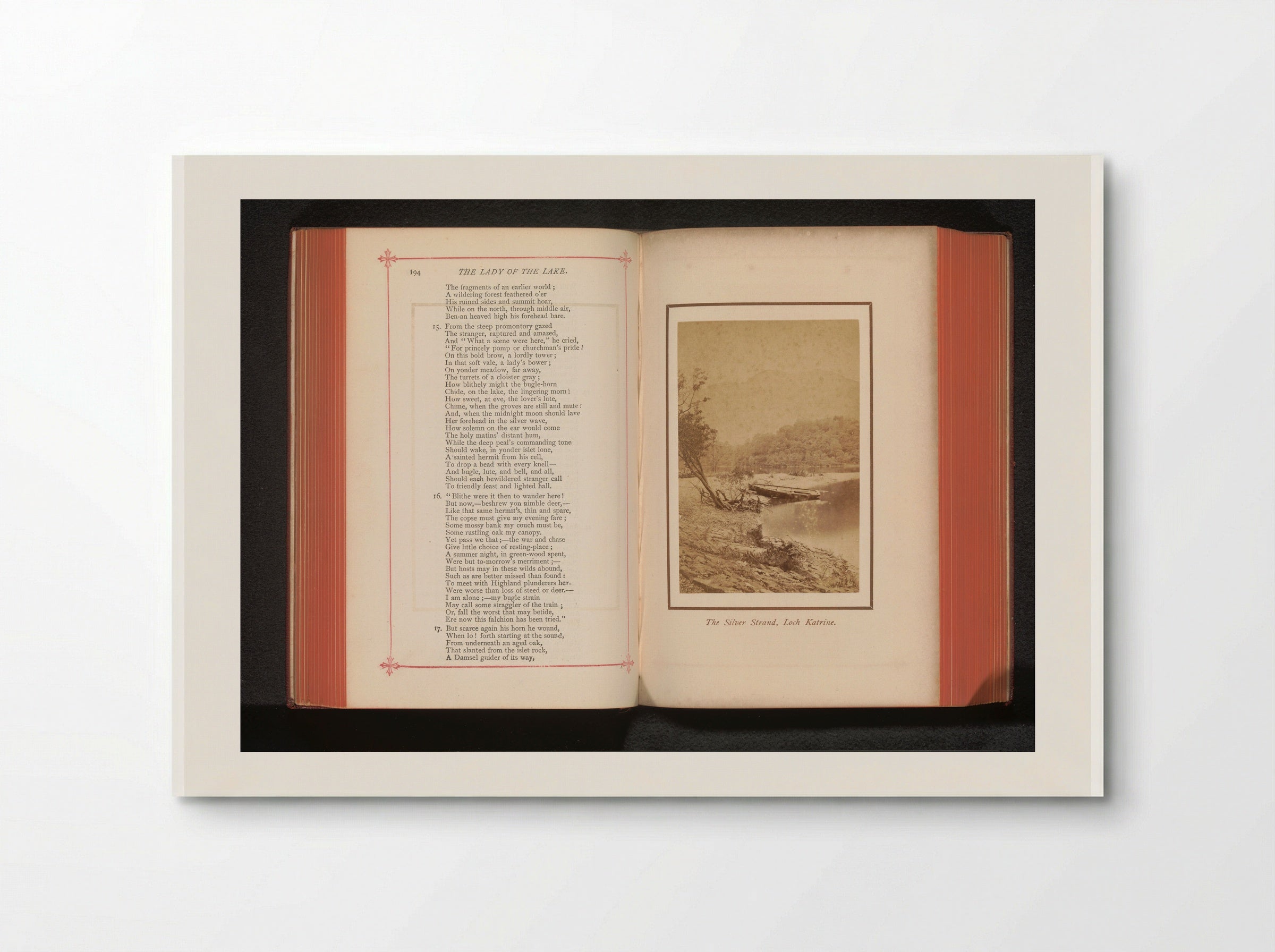 The Silver Strand, Loch Katrine - George Washington Wilson - Poster