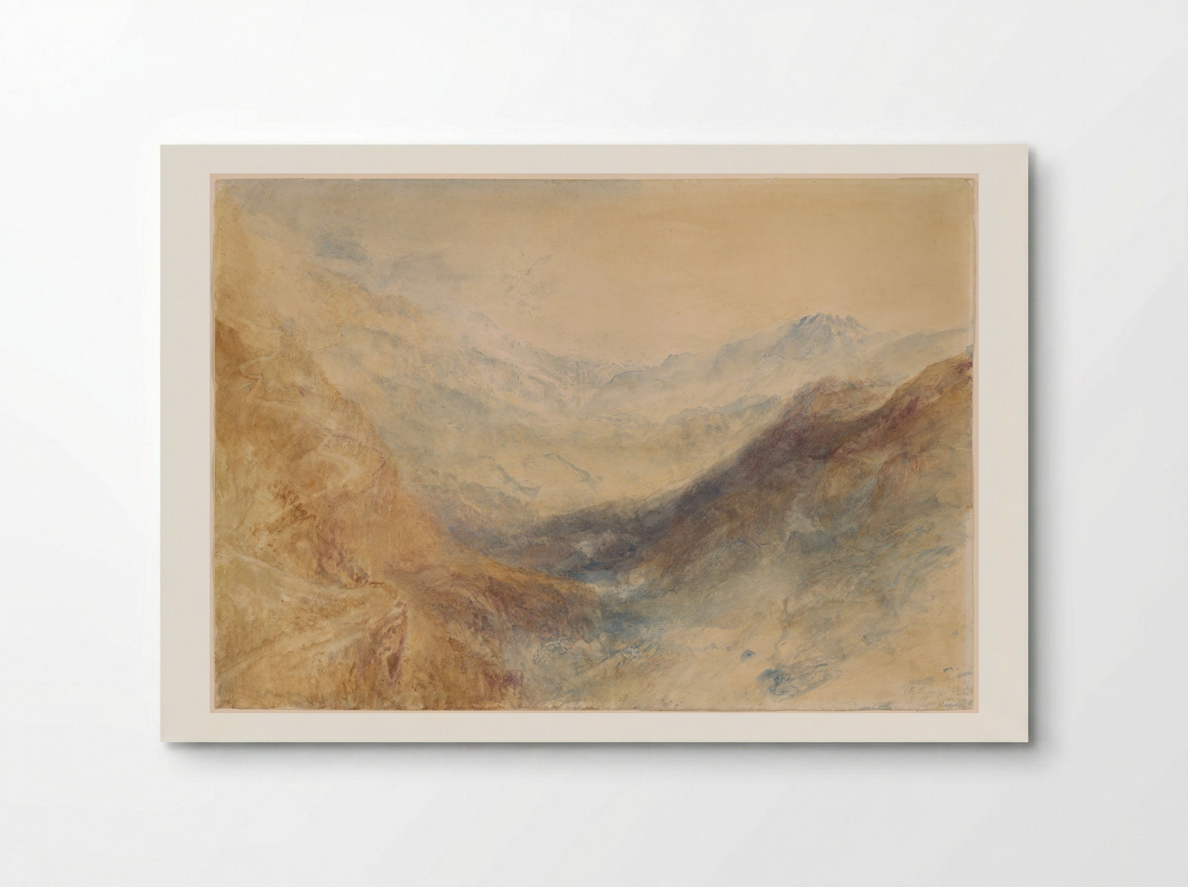 The Simplon Pass - Joseph Mallord William Turner - Poster