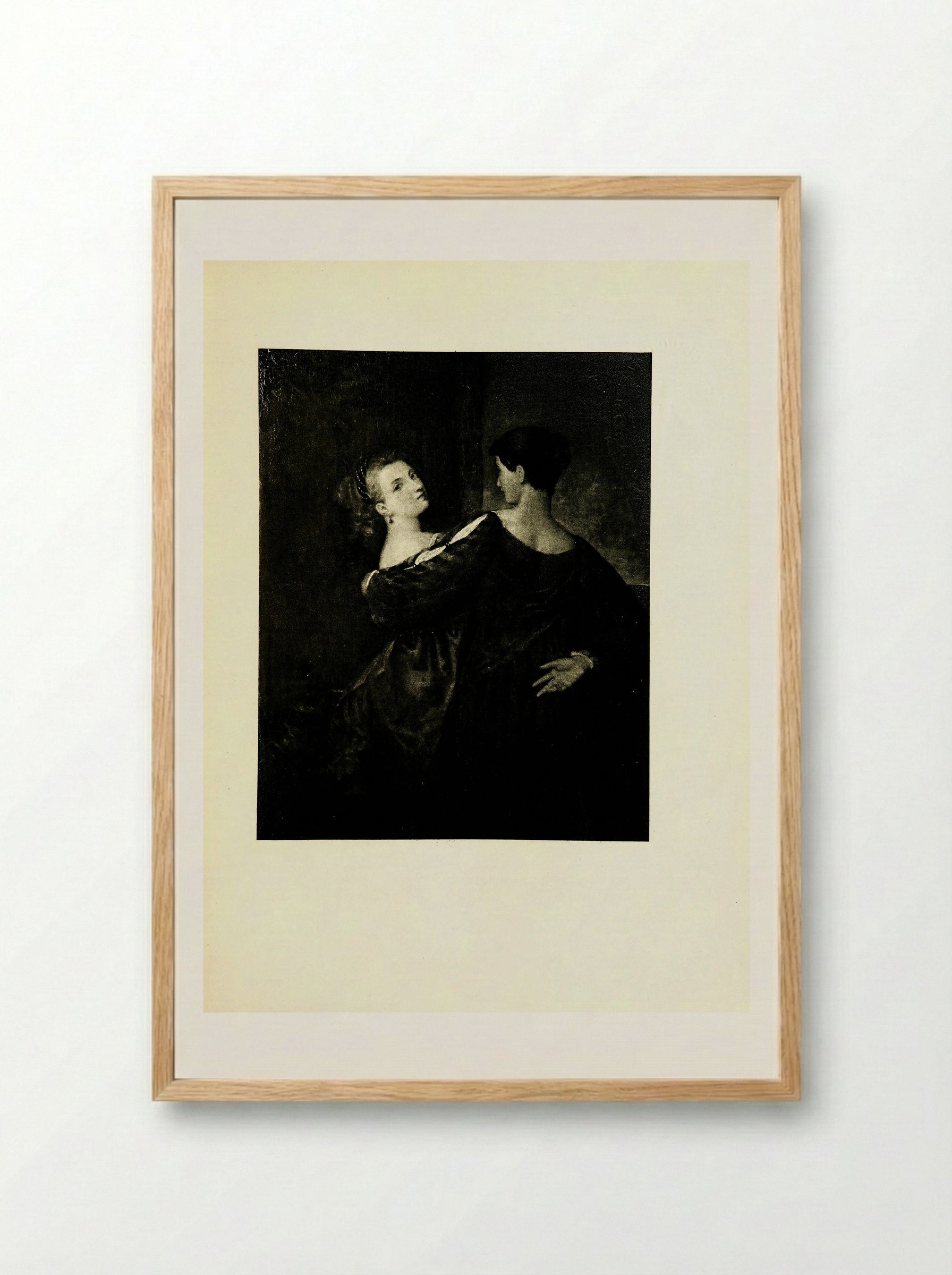 The Sisters - Washington Allston - Framed Print Wood