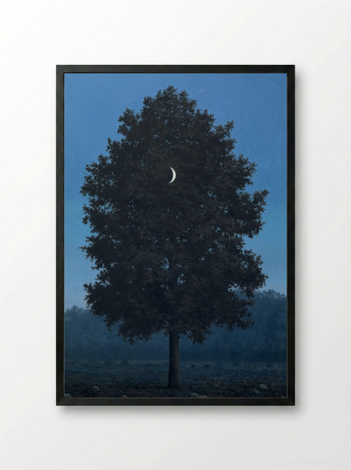 The Sixteenth of September - René Magritte - Framed Print Black