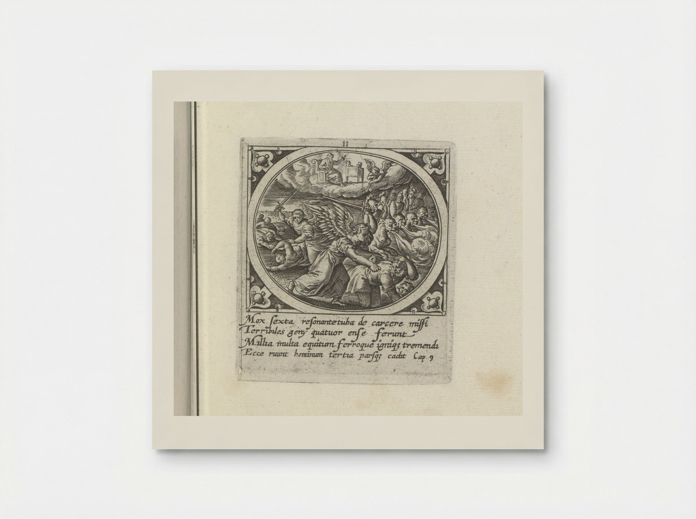 The Sixth Angel Sounds the Trumpet - Gerard de Jode - Poster