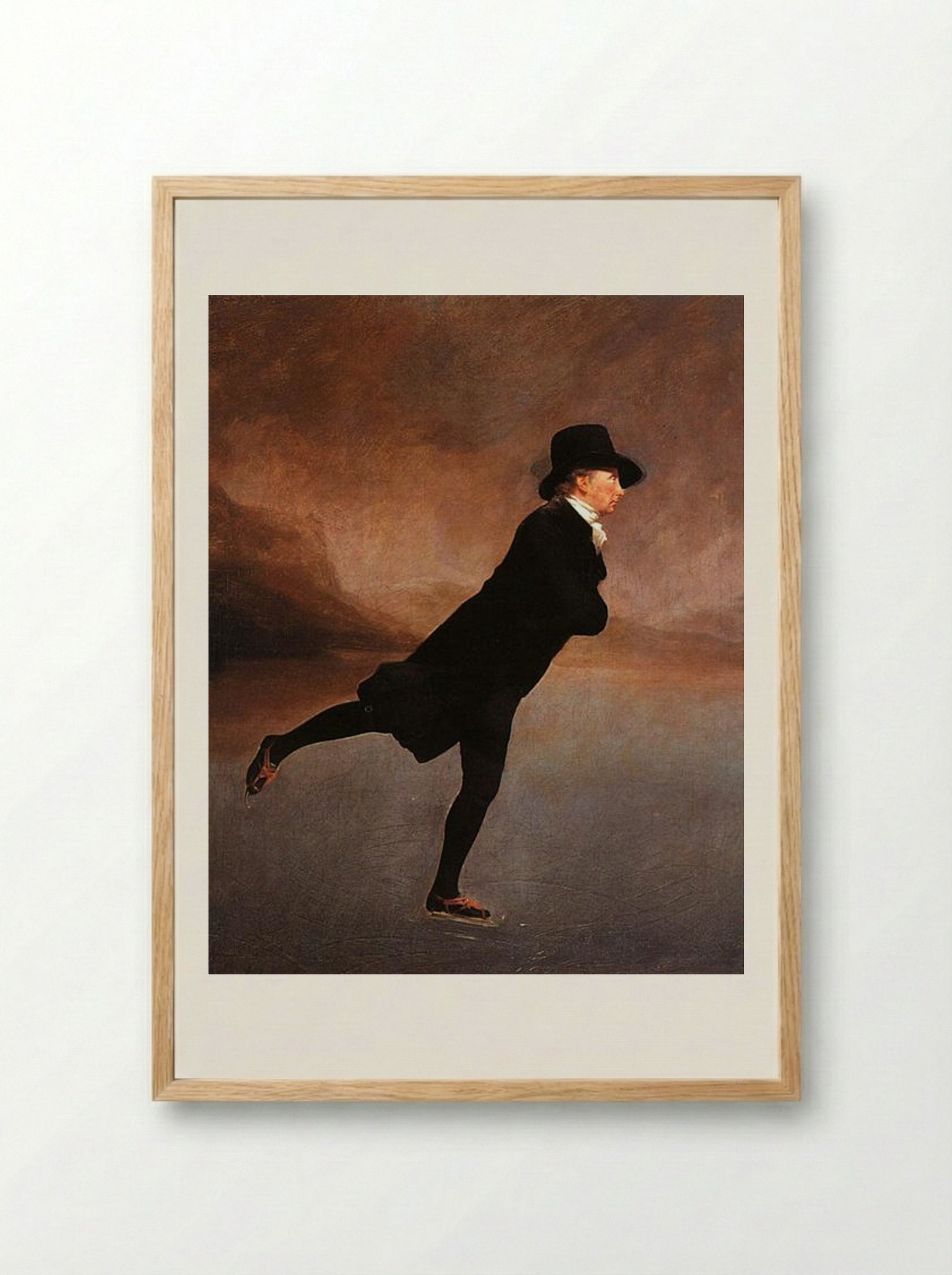 The Skating Minister - Henry Raeburn - Framed Print Wood