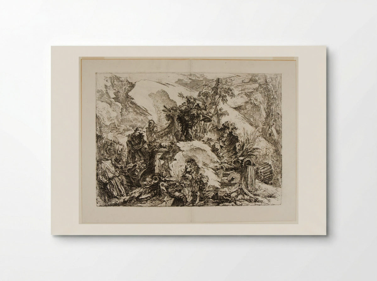 The Skeletons - Giovanni Battista Piranesi - Poster