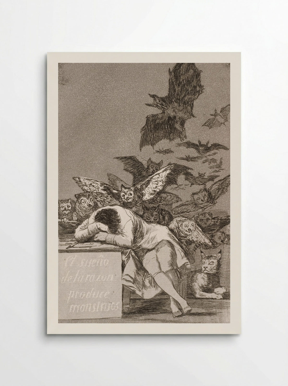The Sleep of Reason Produces Monsters - Francisco José de Goya y Lucientes - Poster
