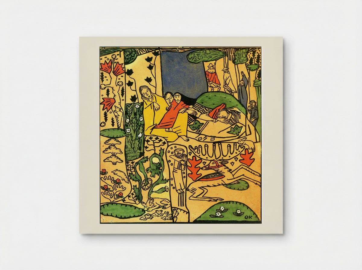 The Sleepers - Oskar Kokoschka - Poster