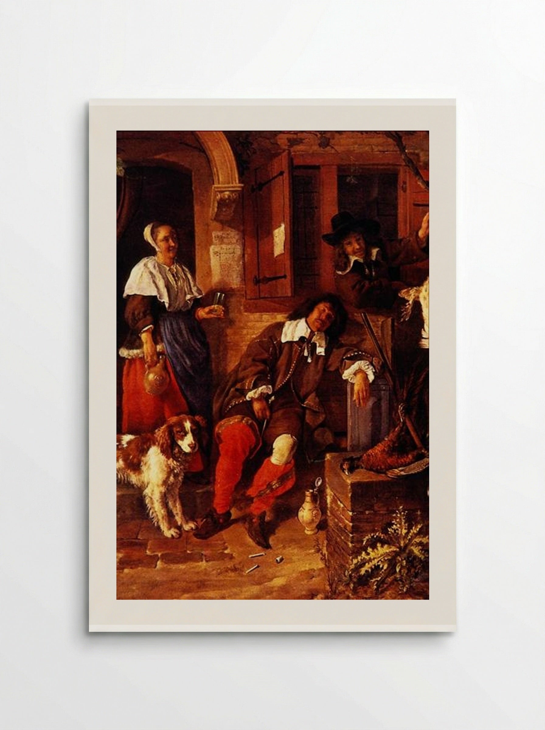 The Sleeping Sportsman - Gabriel Metsu - Poster