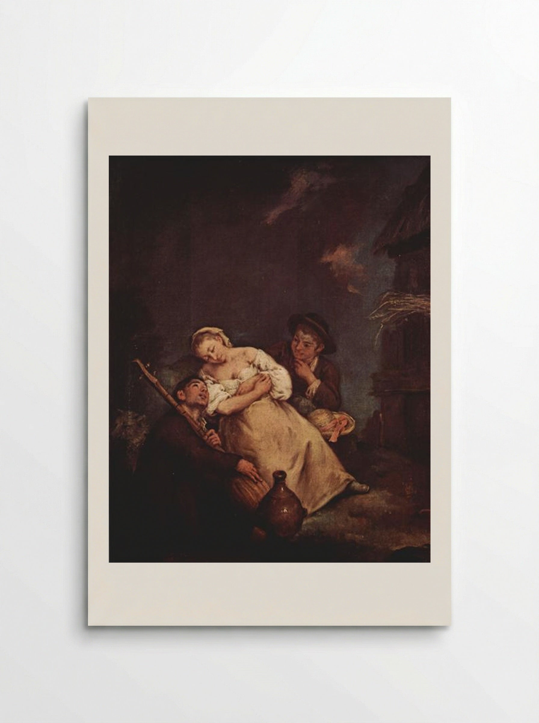 The Sleeping Woman - Pietro Longhi - Poster