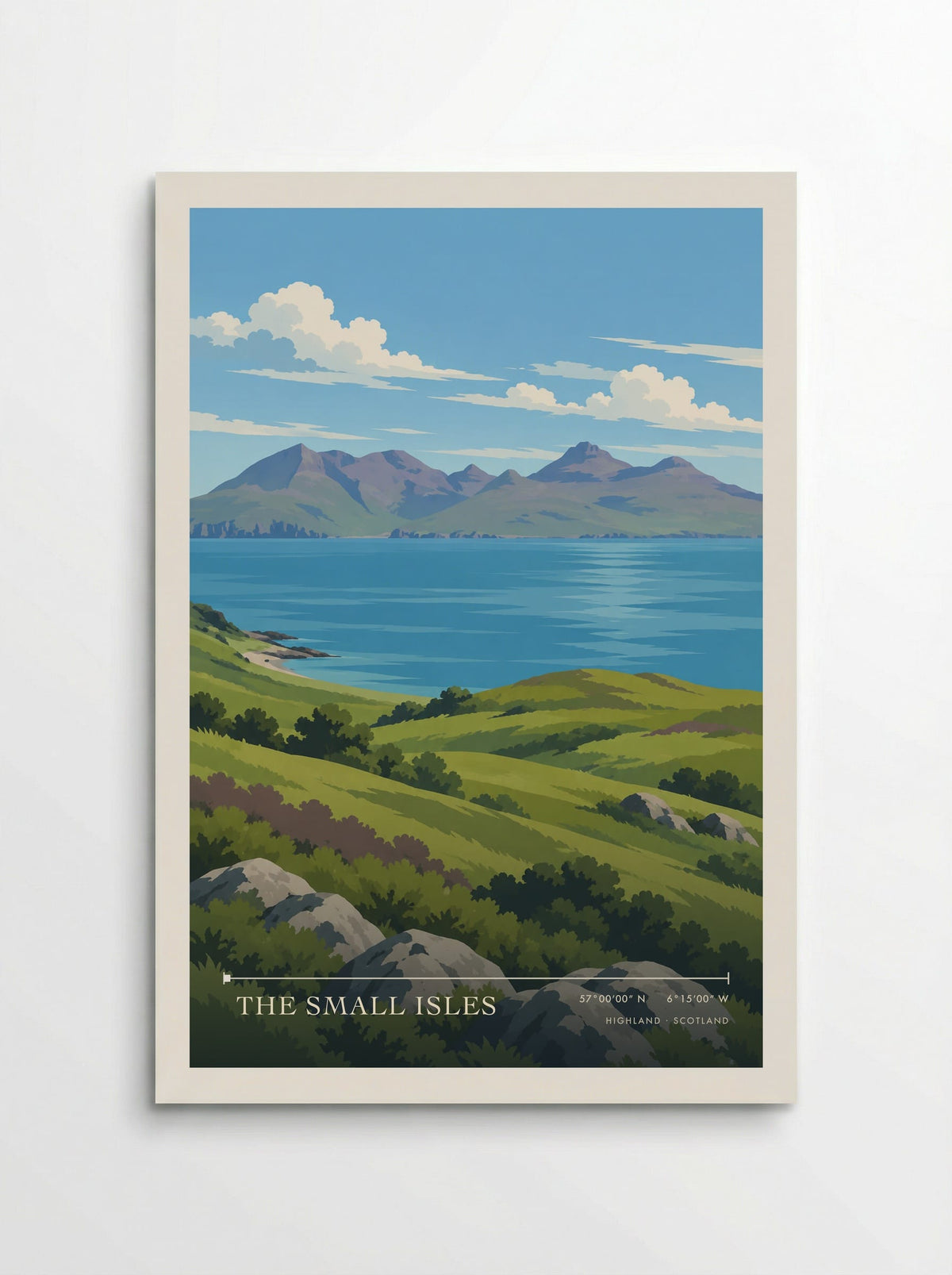 The Small Isles, Highland | Travel Poster - Poster