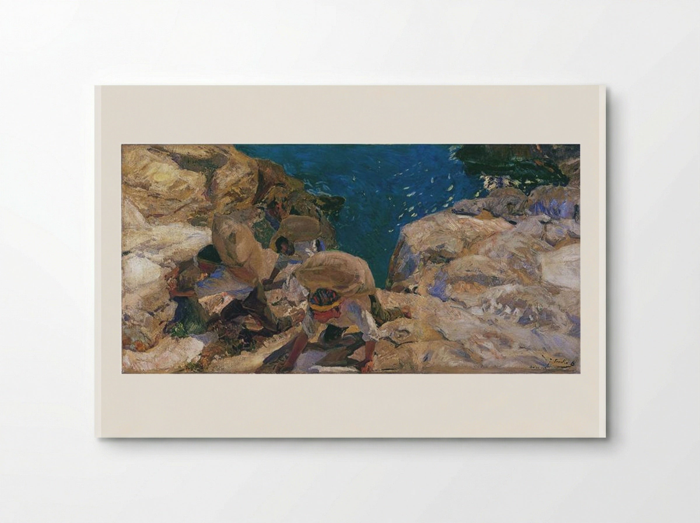 The Smugglers - Joaquín Sorolla - Poster