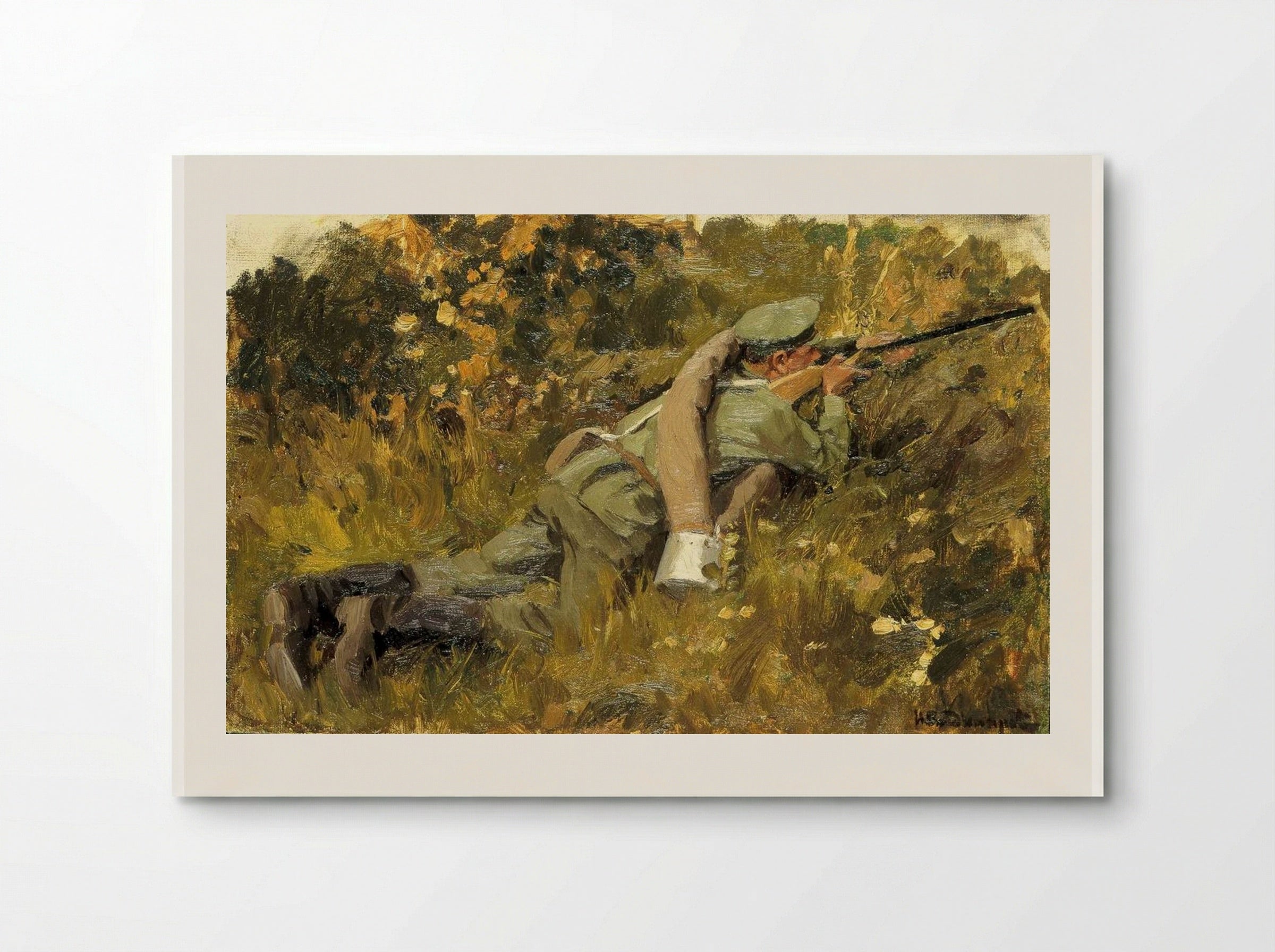 The Soldier on the Position - Ivan Vladimirov - Poster