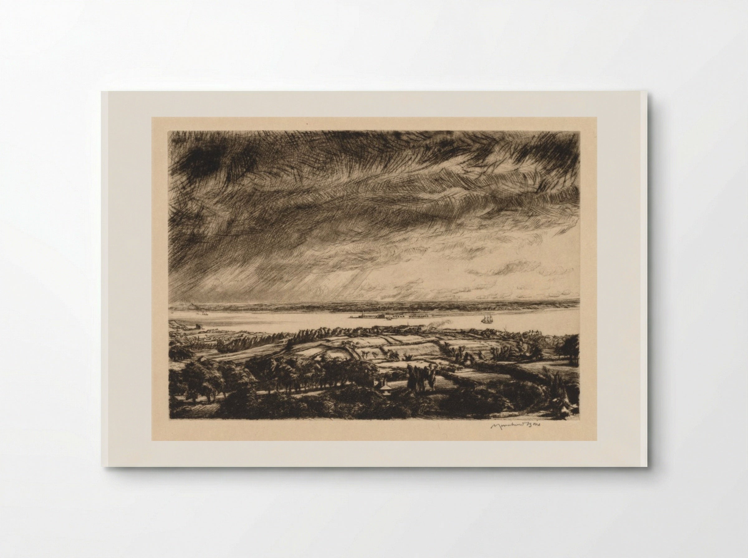 The Solent - Muirhead Bone - Poster
