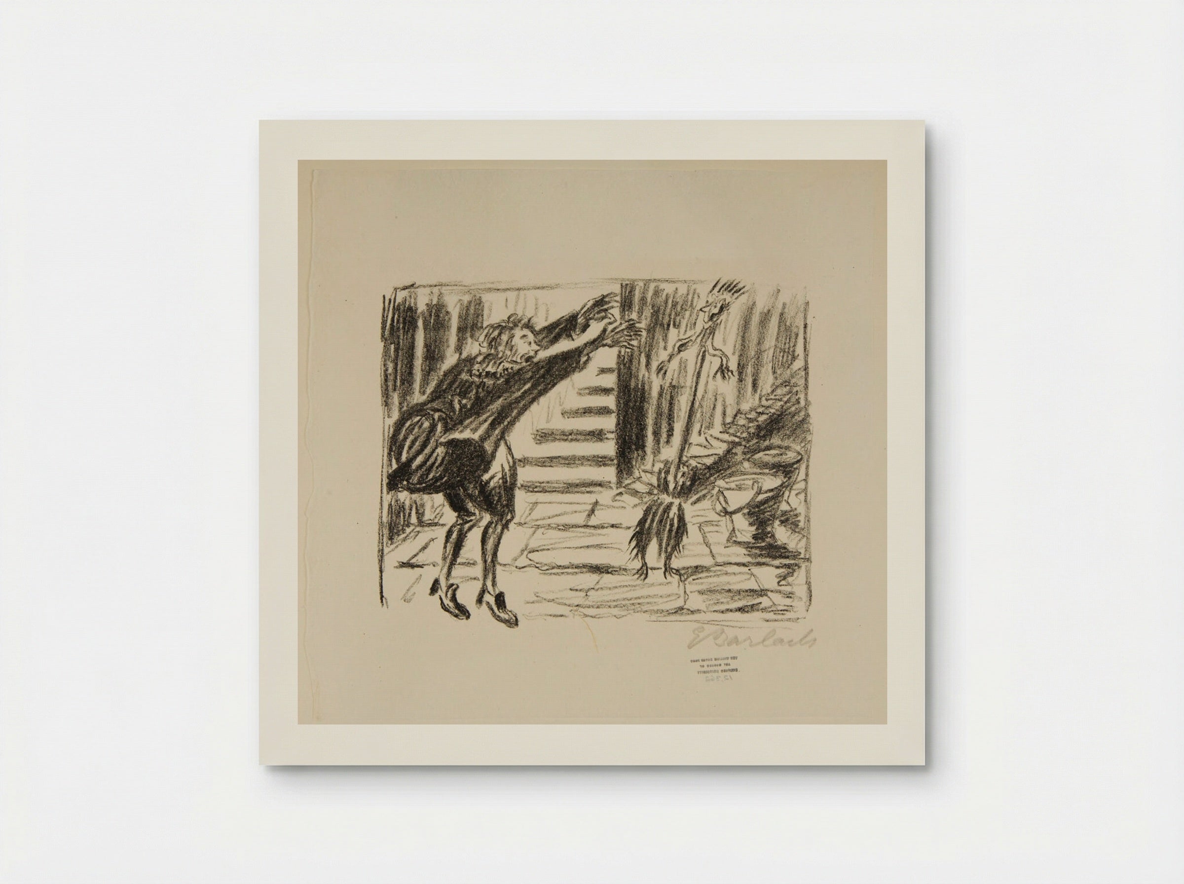 The Sorcerer's Apprentice 1 (Broom is brought to life) - Ernst Barlach - Poster