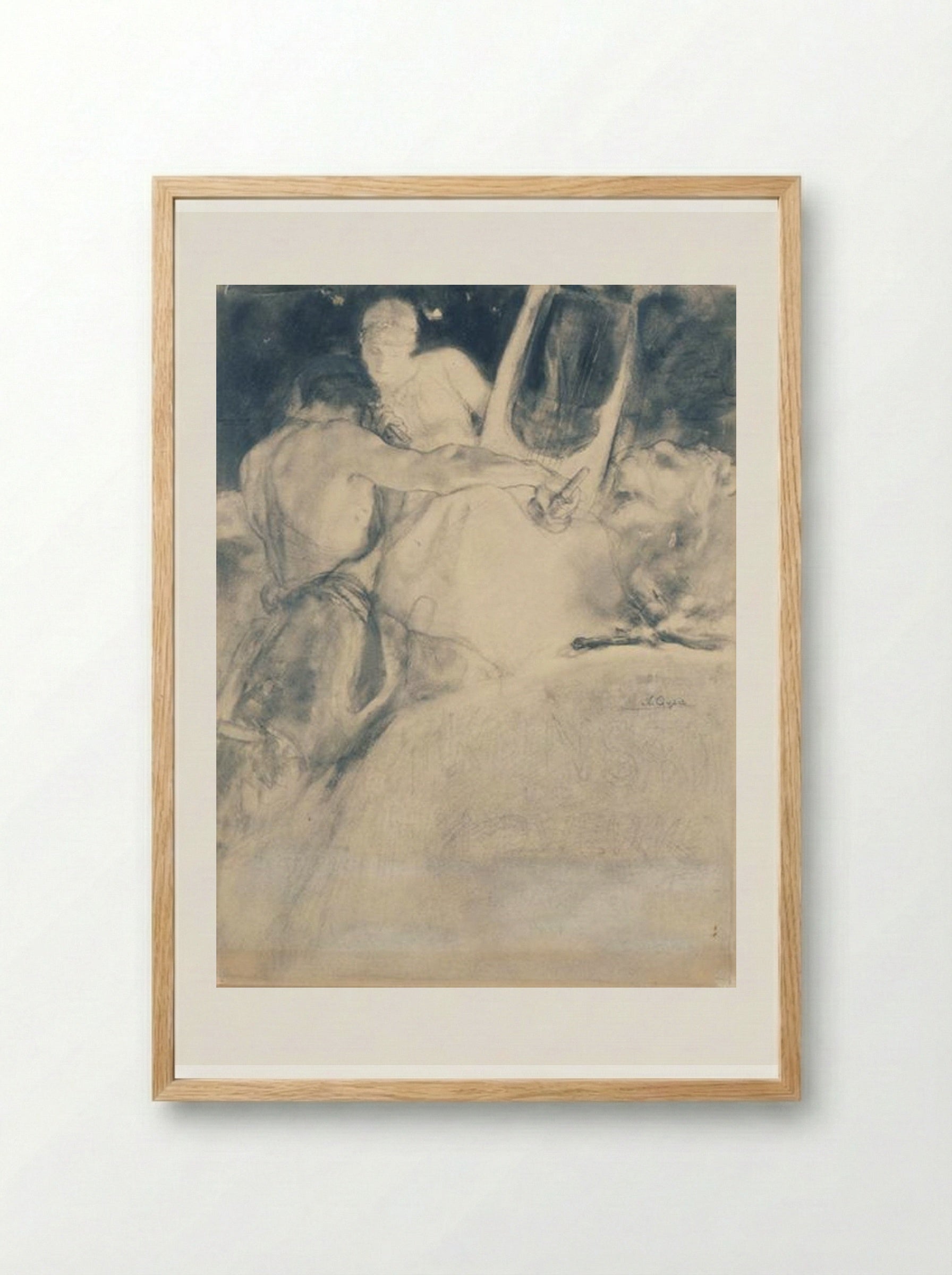The Soul of the Artist - Nikolaos Gyzis - Framed Print Wood