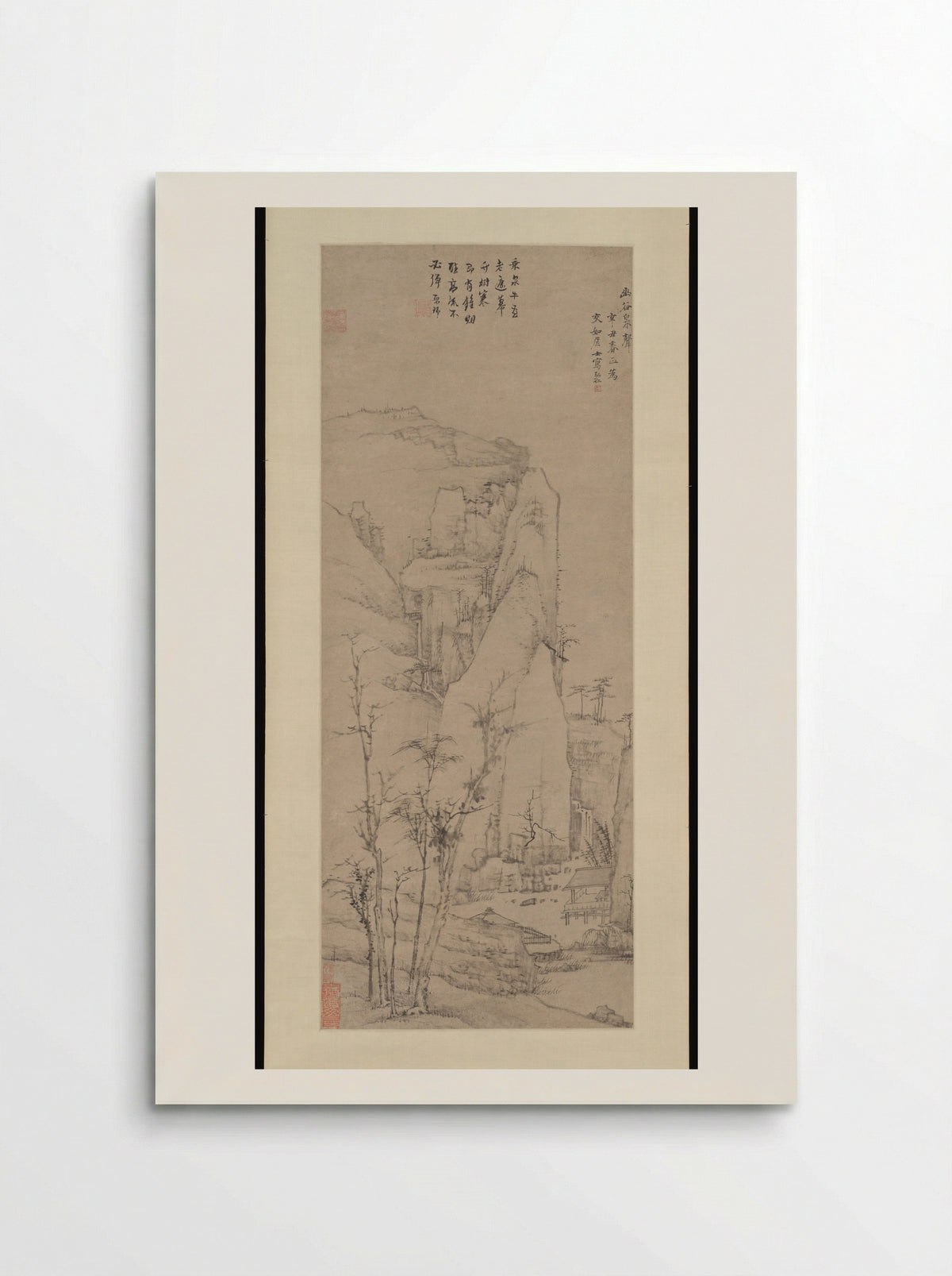 The Sound of Spring in a Lonely Valley - Hongren - Poster