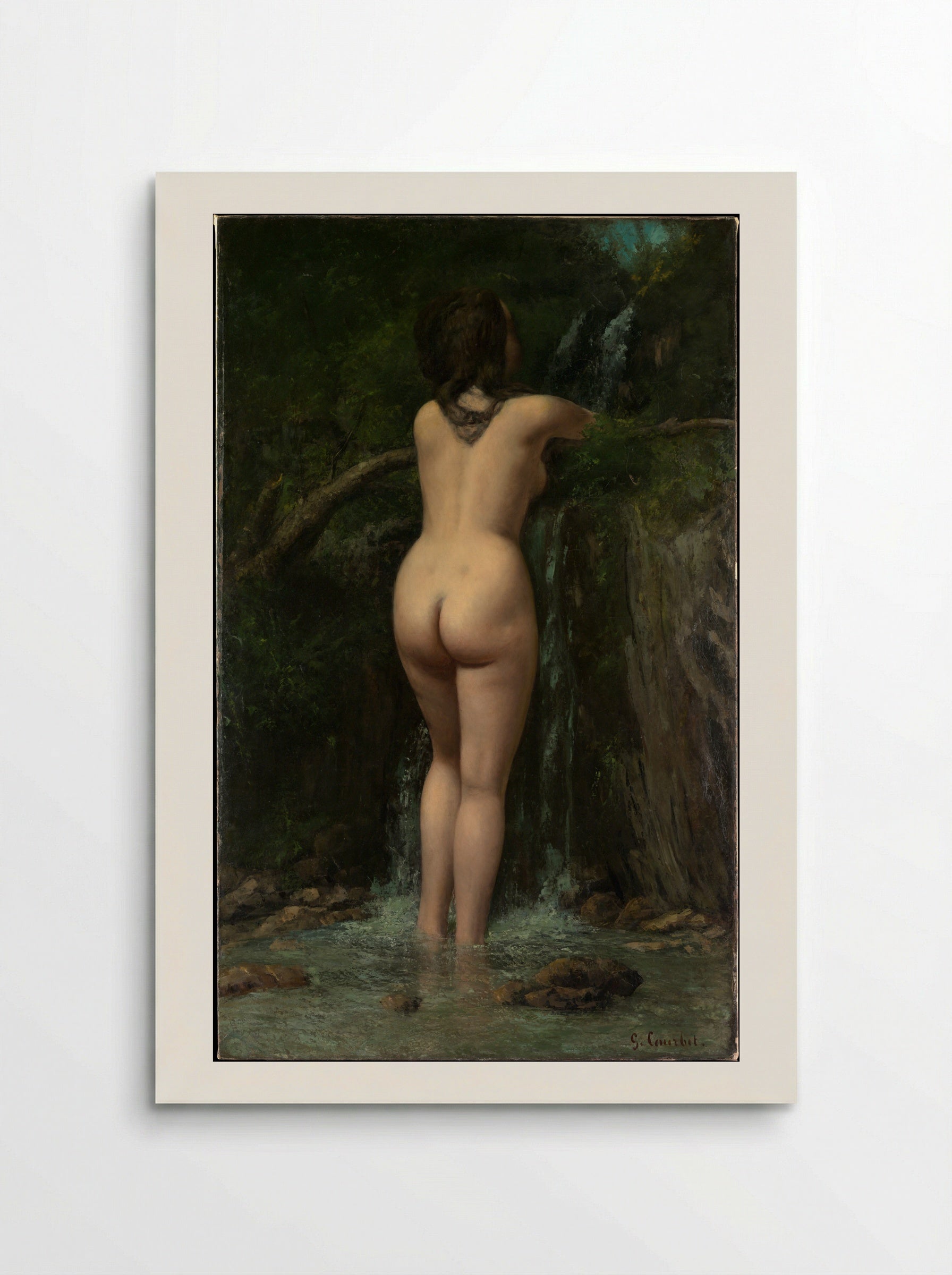 The Source - Gustave Courbet - Poster