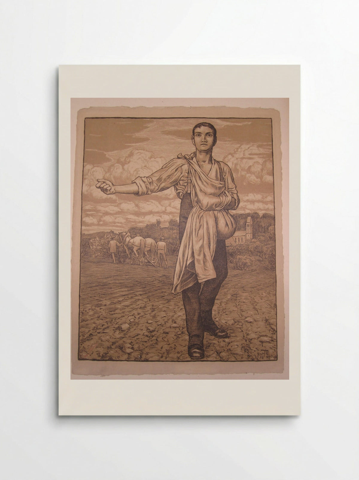 The Sower I - Hans Thoma - Poster