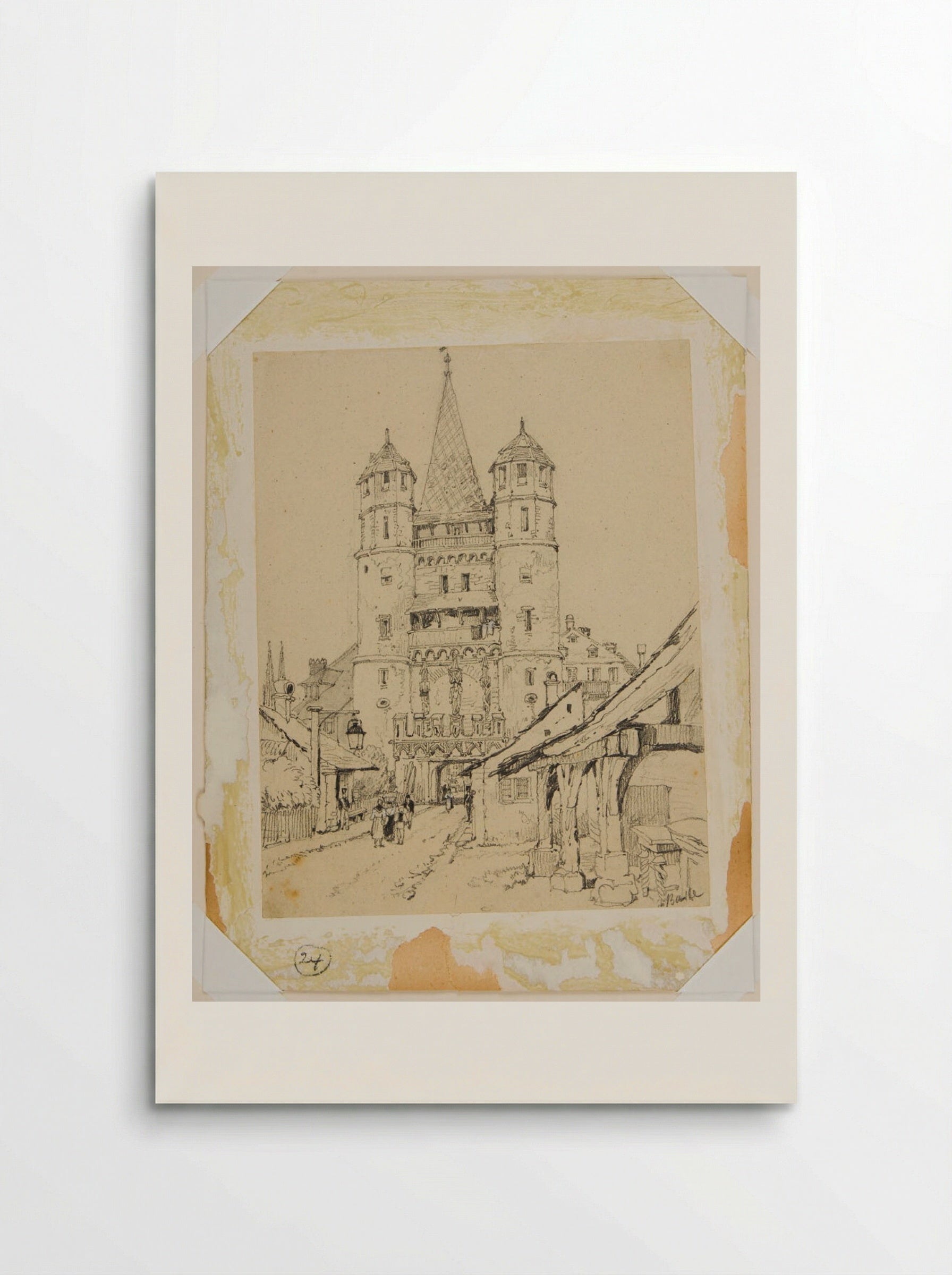 The Spalentor, Basel - Samuel Prout - Poster
