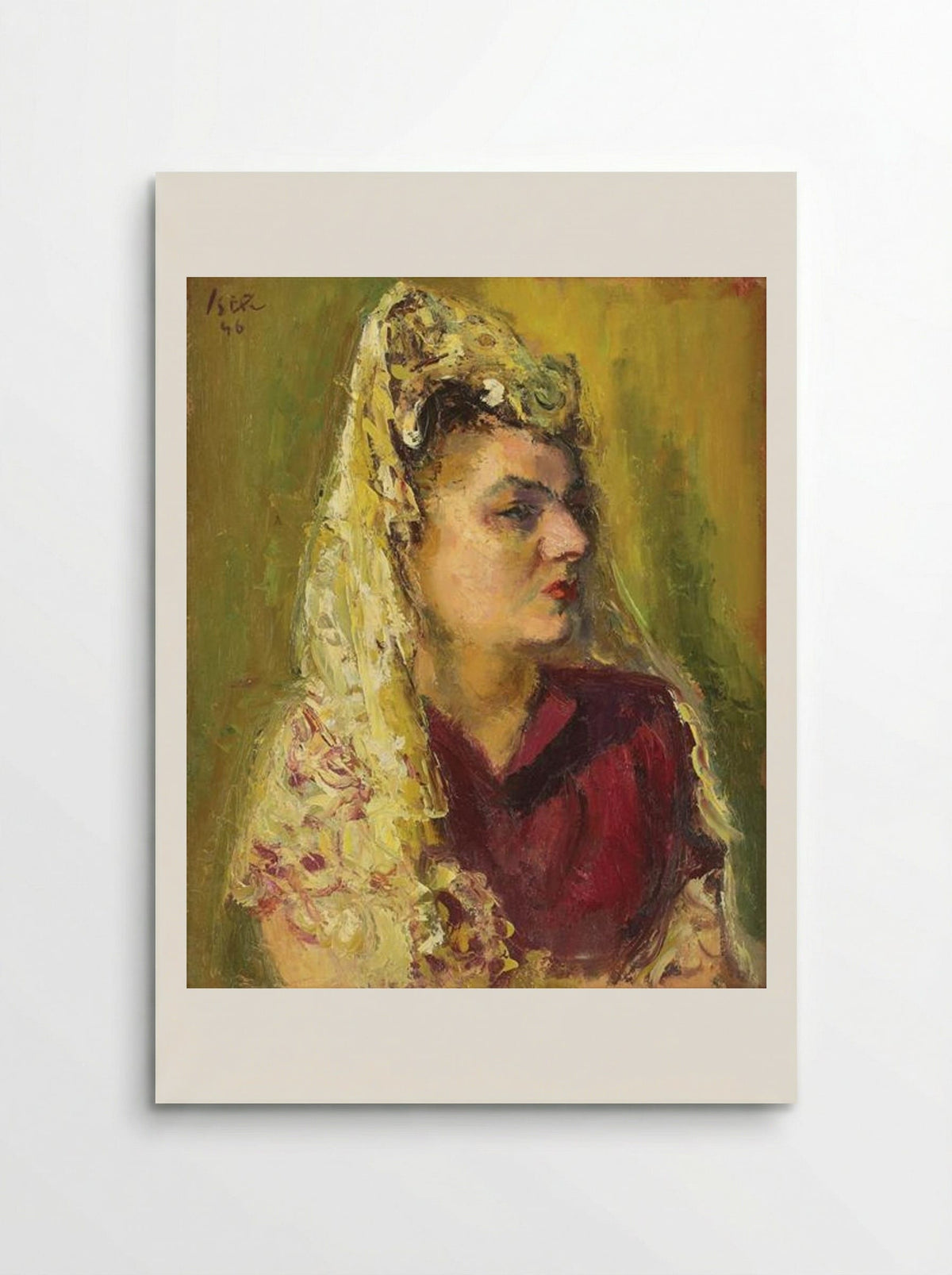 The Spanish Woman - Iosif Iser - Poster