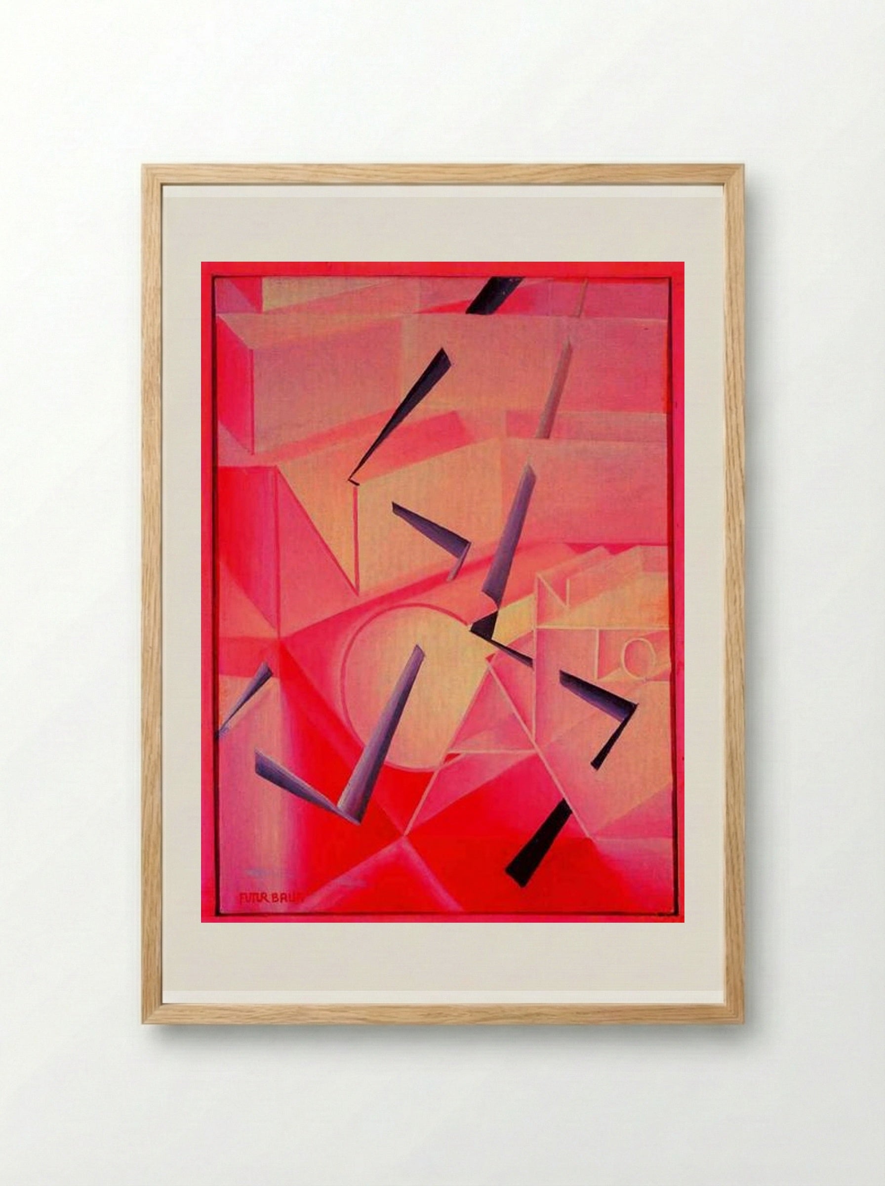 The Spell is Broken - Giacomo Balla - Framed Print Wood
