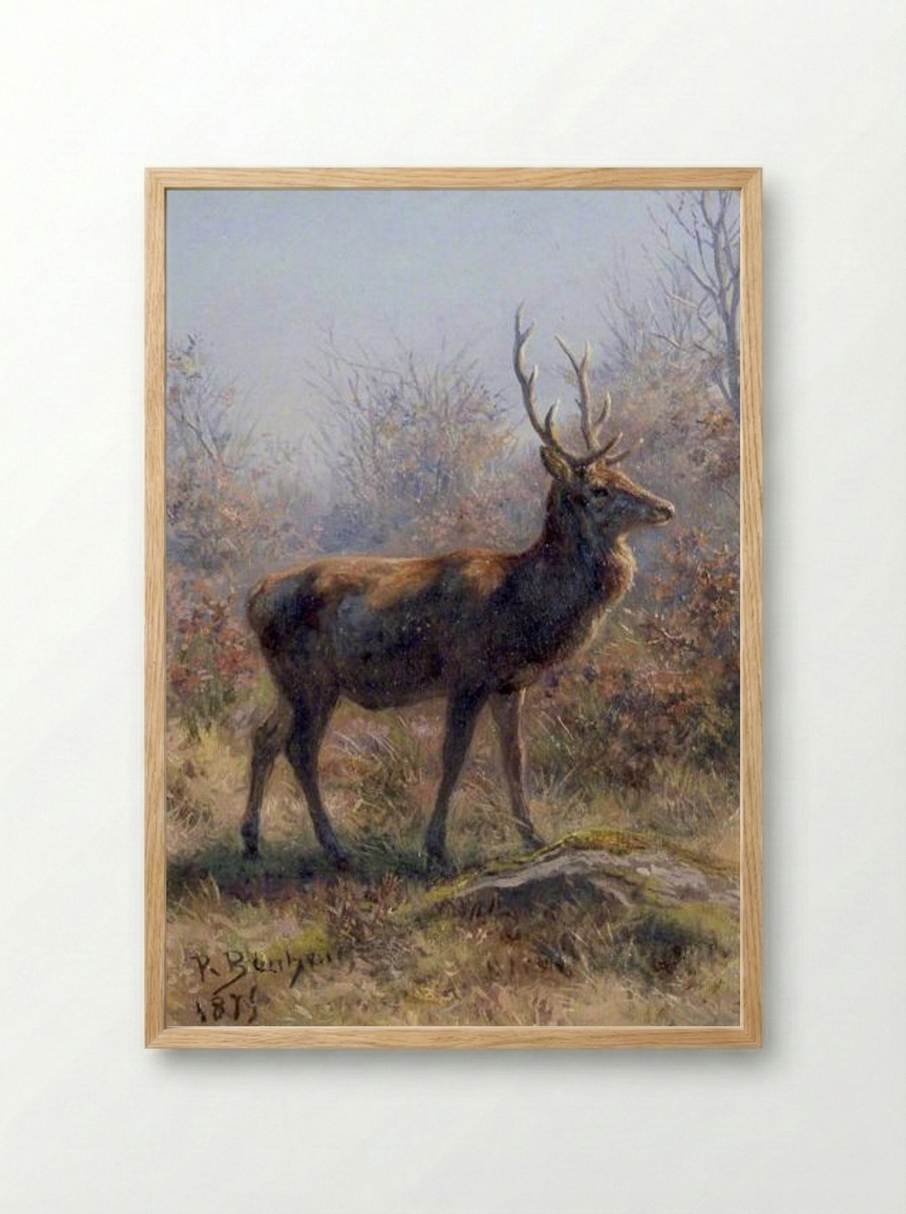The Stag - Rosa Bonheur - Framed Print Wood