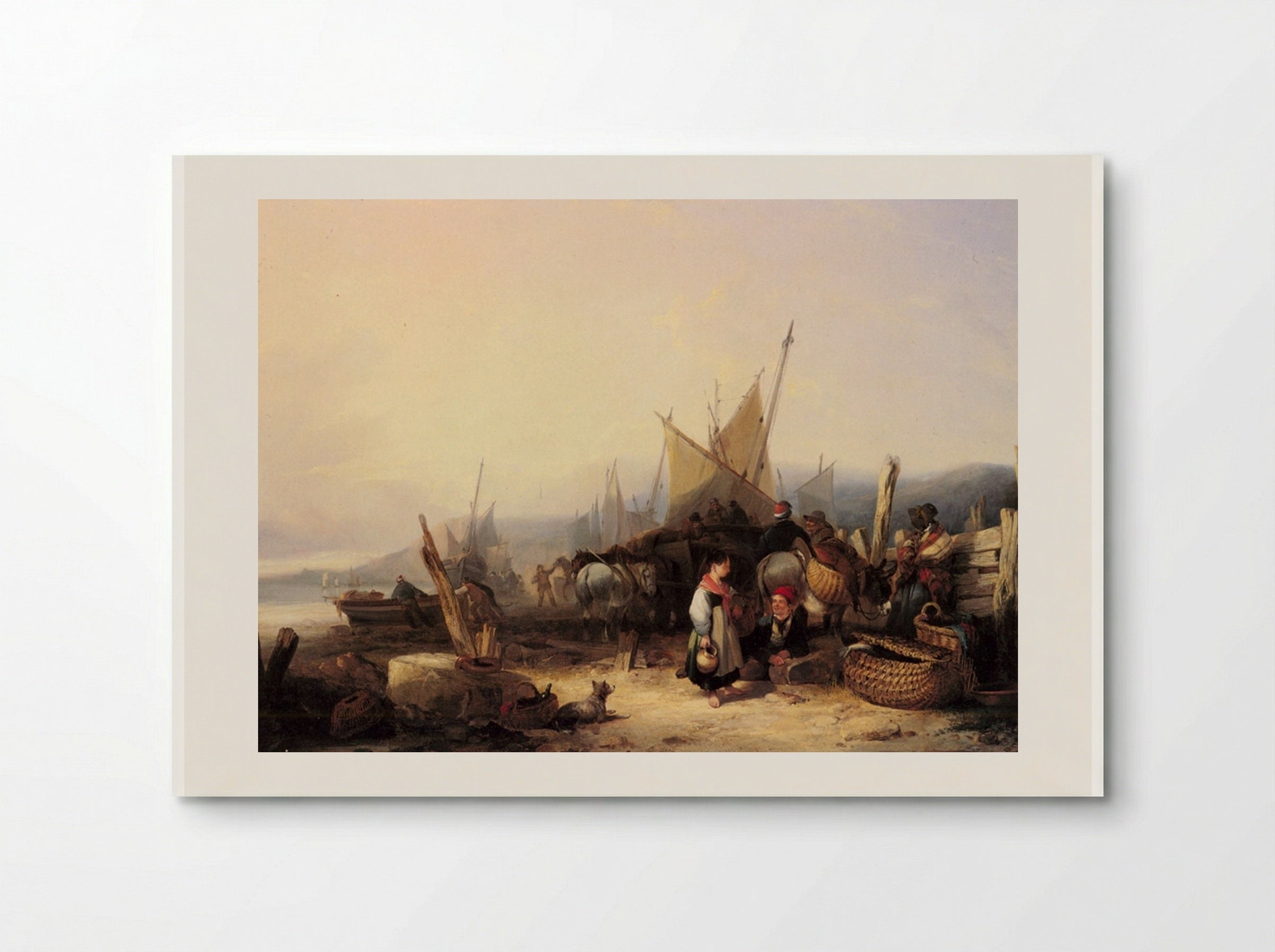 The Start Of The Day - William Shayer - Poster