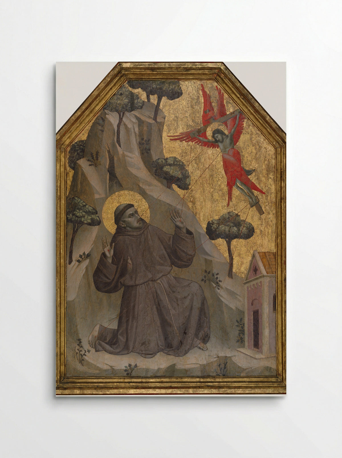 The Stigmatization of Saint Francis - Taddeo Gaddi - Poster