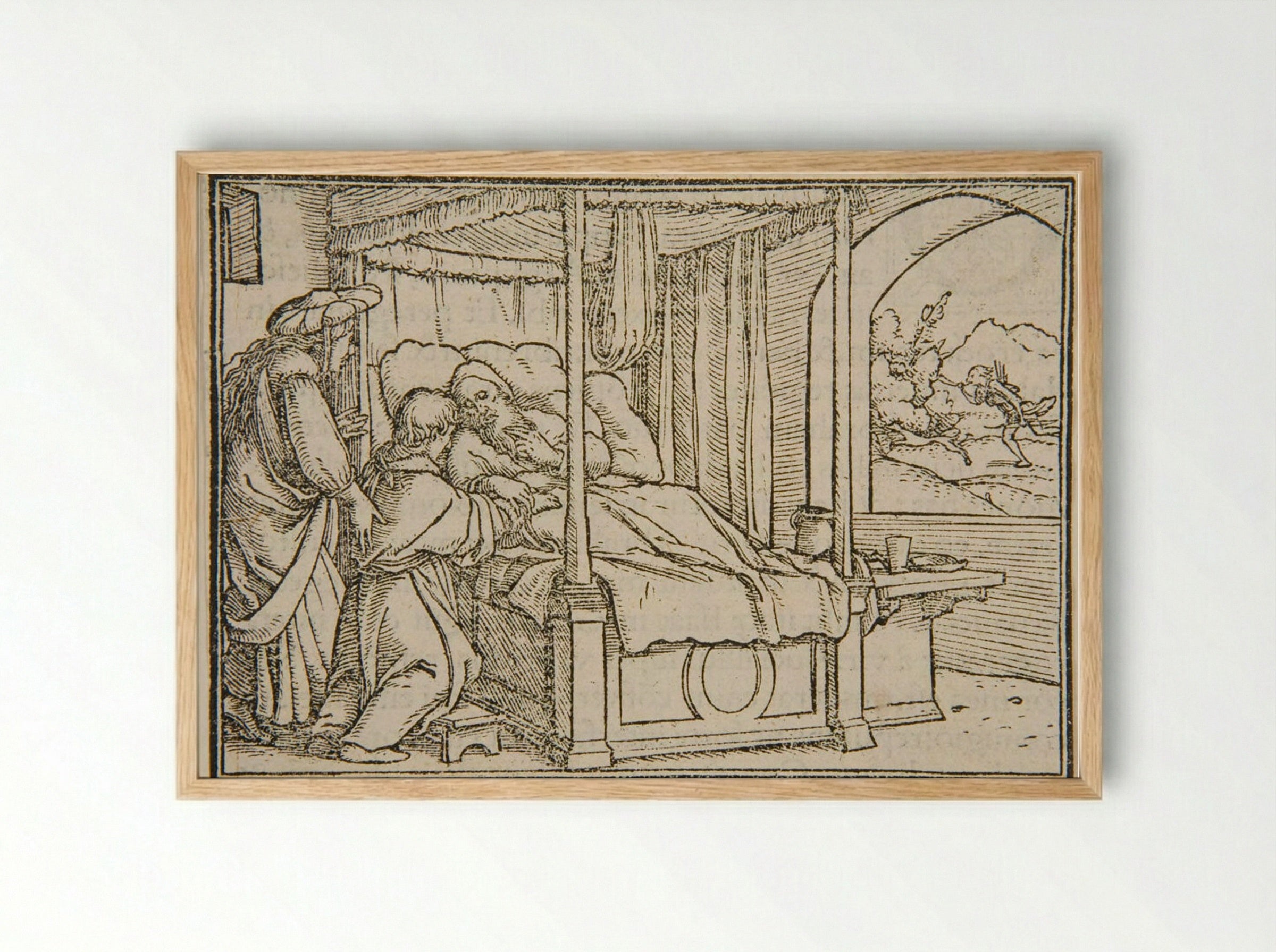 The Stolen Blessing - Hans Holbein the Younger - Framed Print Wood