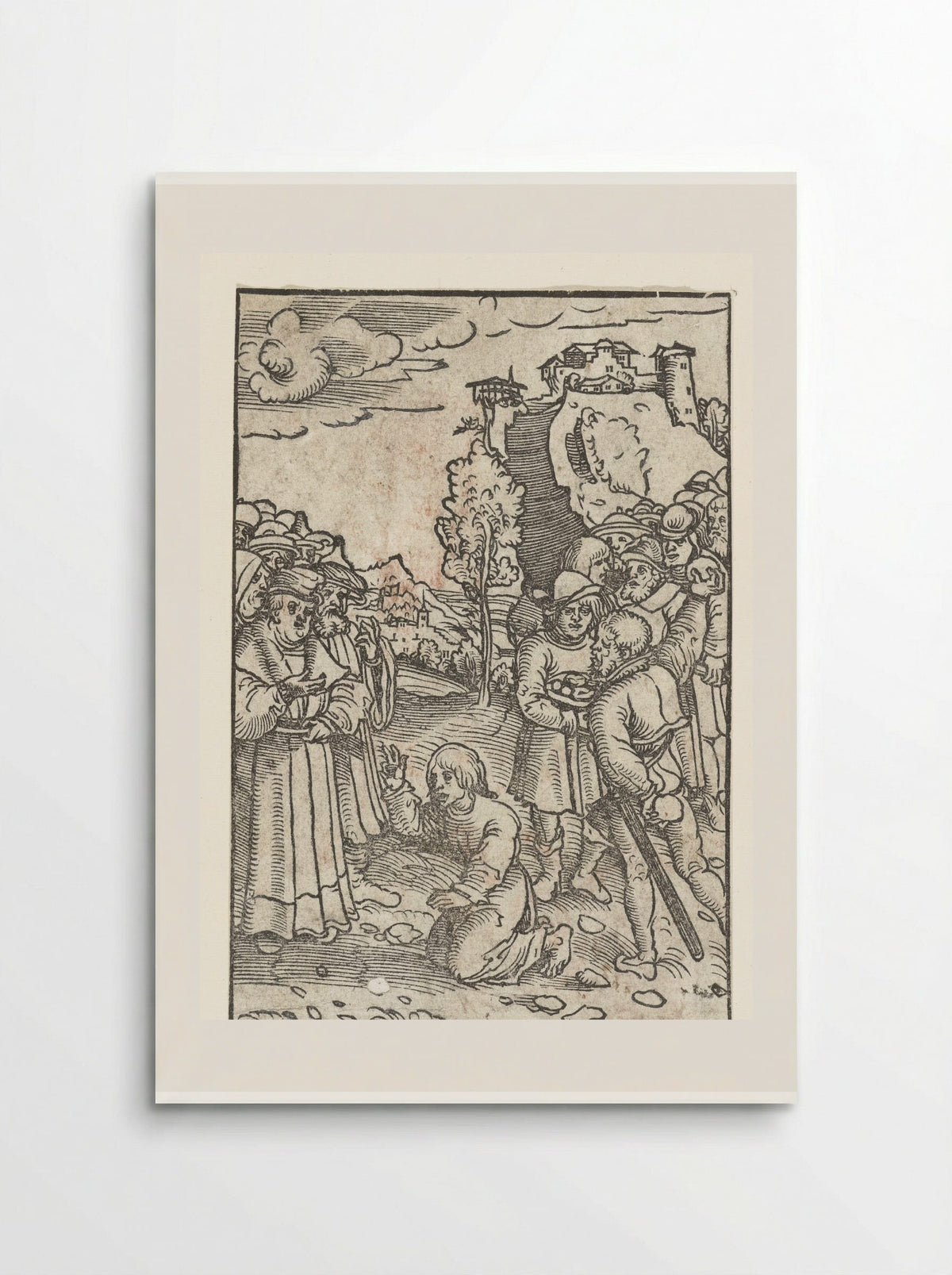 The Stoning of Saint Stephen - Lucas Cranach the Elder - Poster