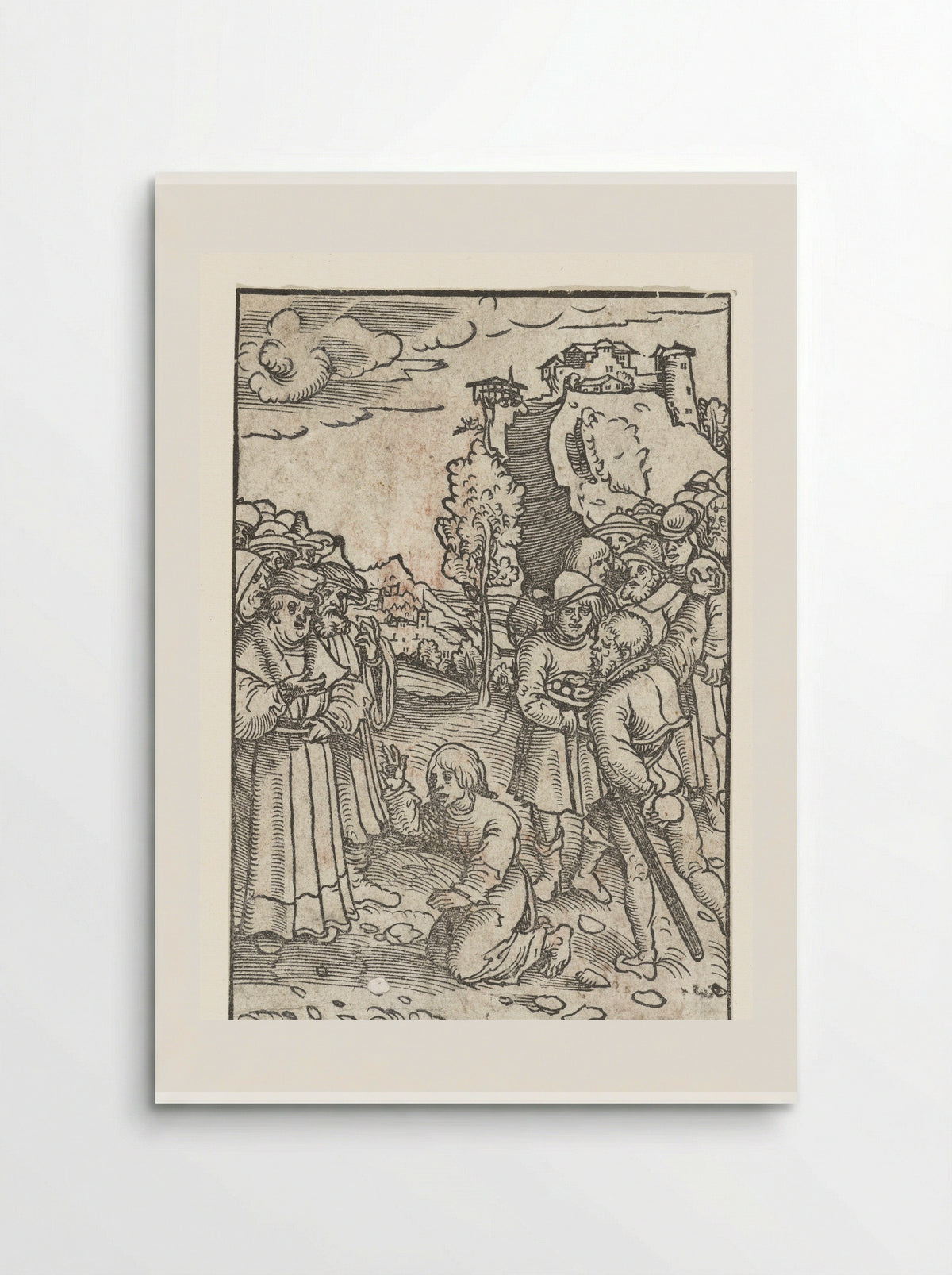 The Stoning of Saint Stephen - Lucas Cranach the Elder - Poster