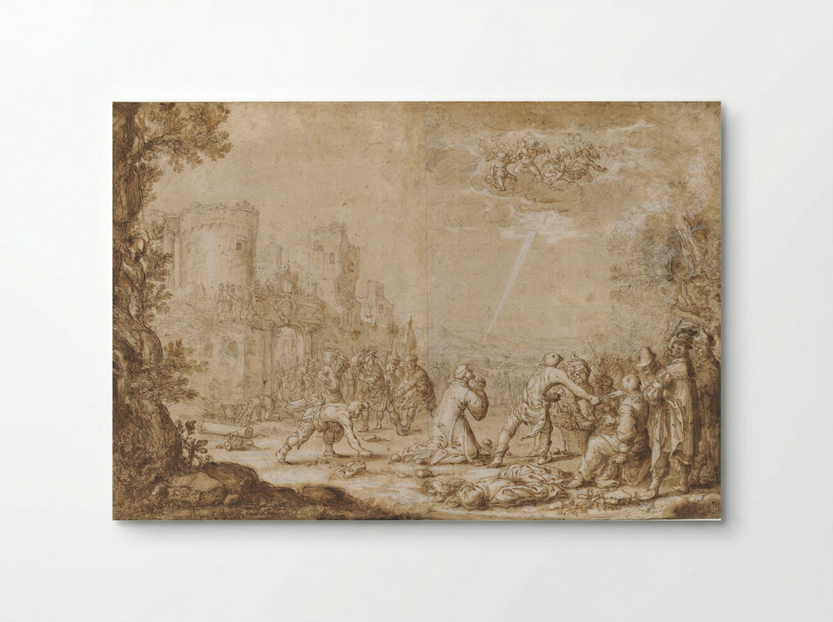 The Stoning of Saint Stephen - Willem de Poorter - Poster