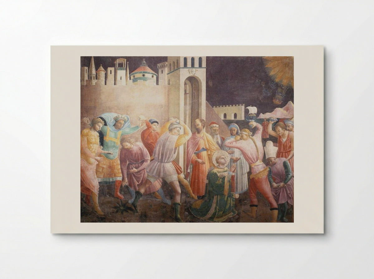 The Stoning of Saint Stephen - Paolo Uccello - Poster