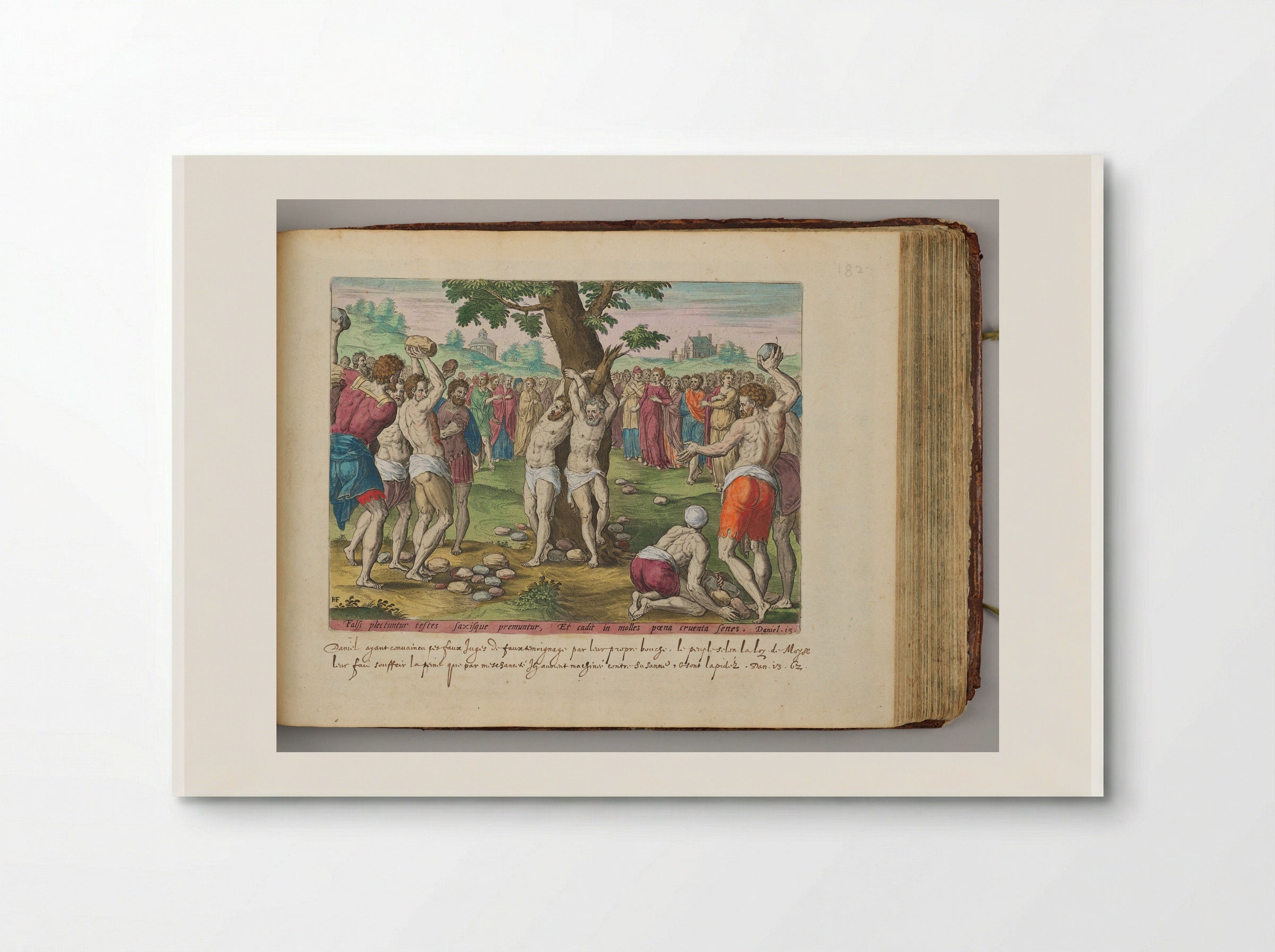 The Stoning of the Elders - Hans Collaert the Elder - Poster