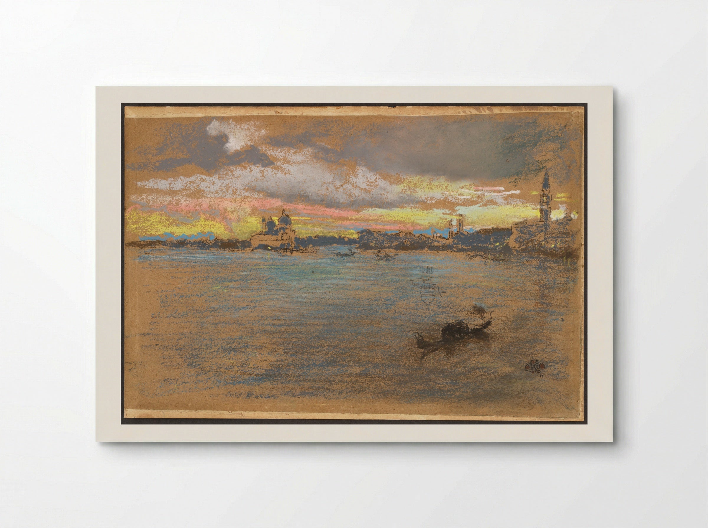 The Storm, Sunset - James Abbott McNeill Whistler - Poster