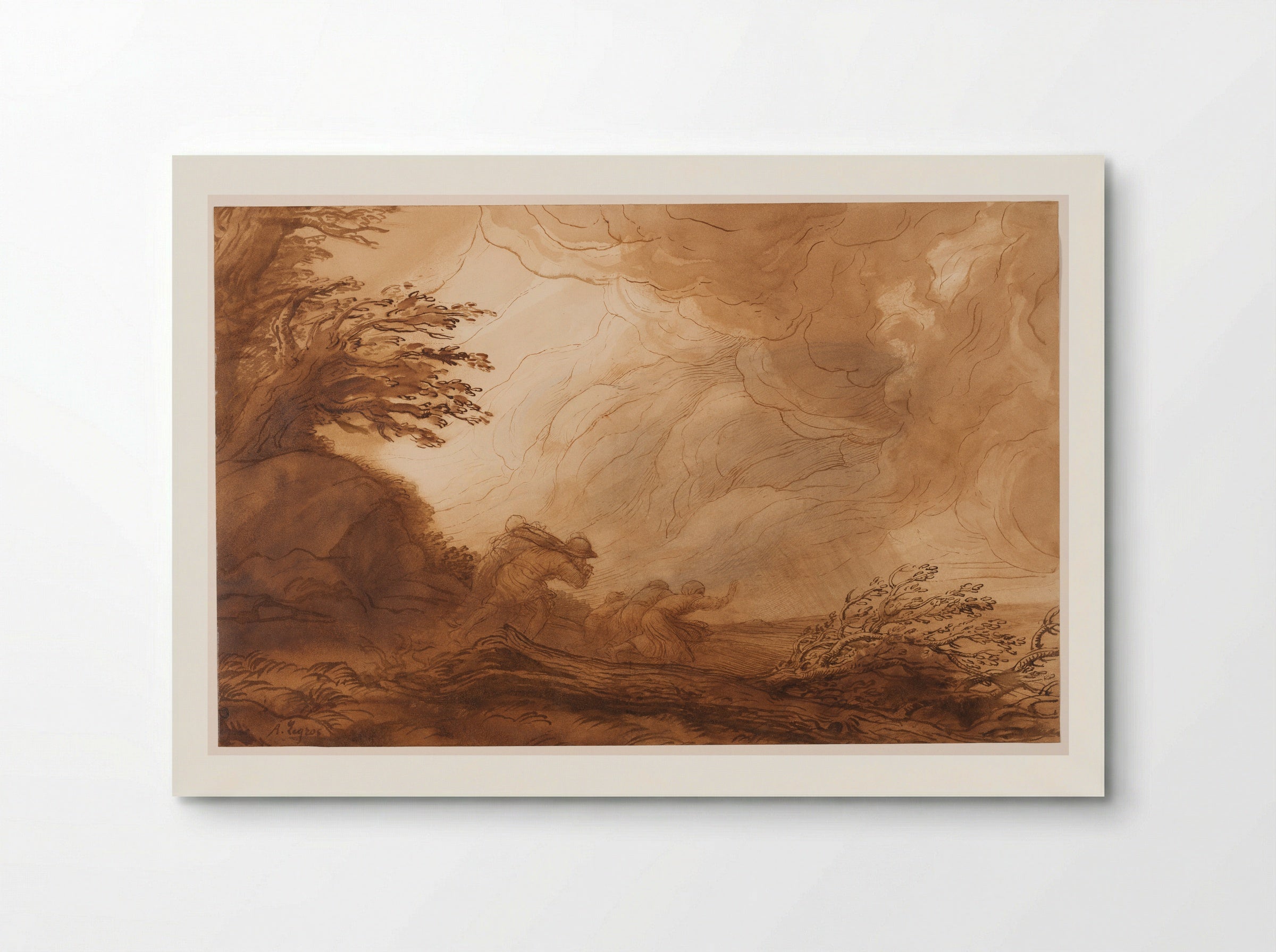 The Storm - Alphonse Legros - Poster