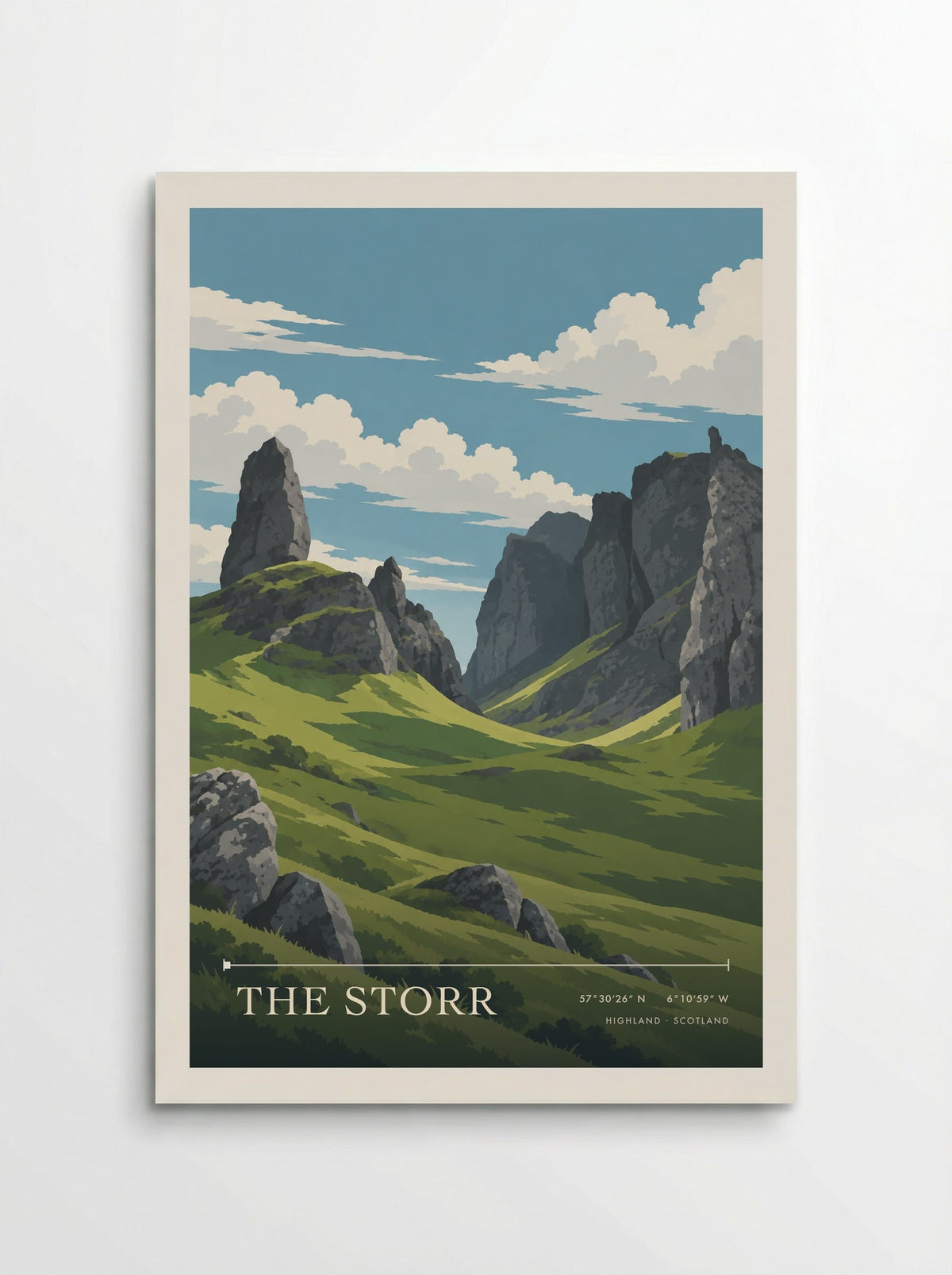 The Storr, Highland | Travel Poster - Poster