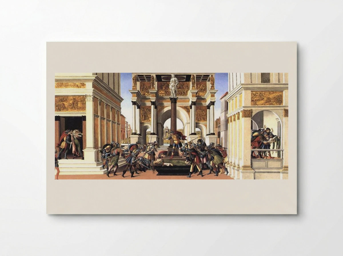 The Story of Lucretia - Sandro Botticelli - Poster