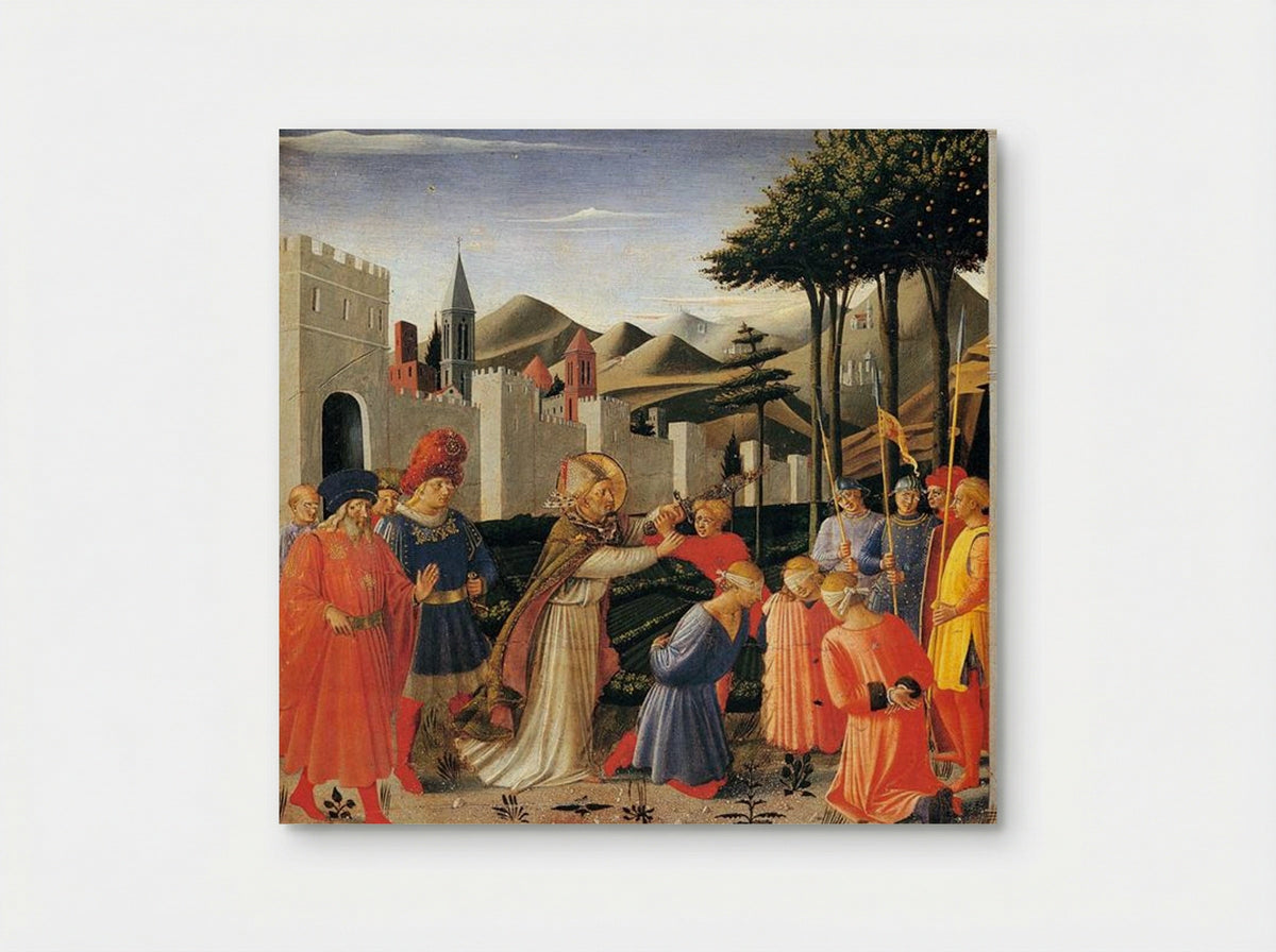 The Story of St. Nicholas: The Liberation of Three Innocents - Fra Angelico - Poster